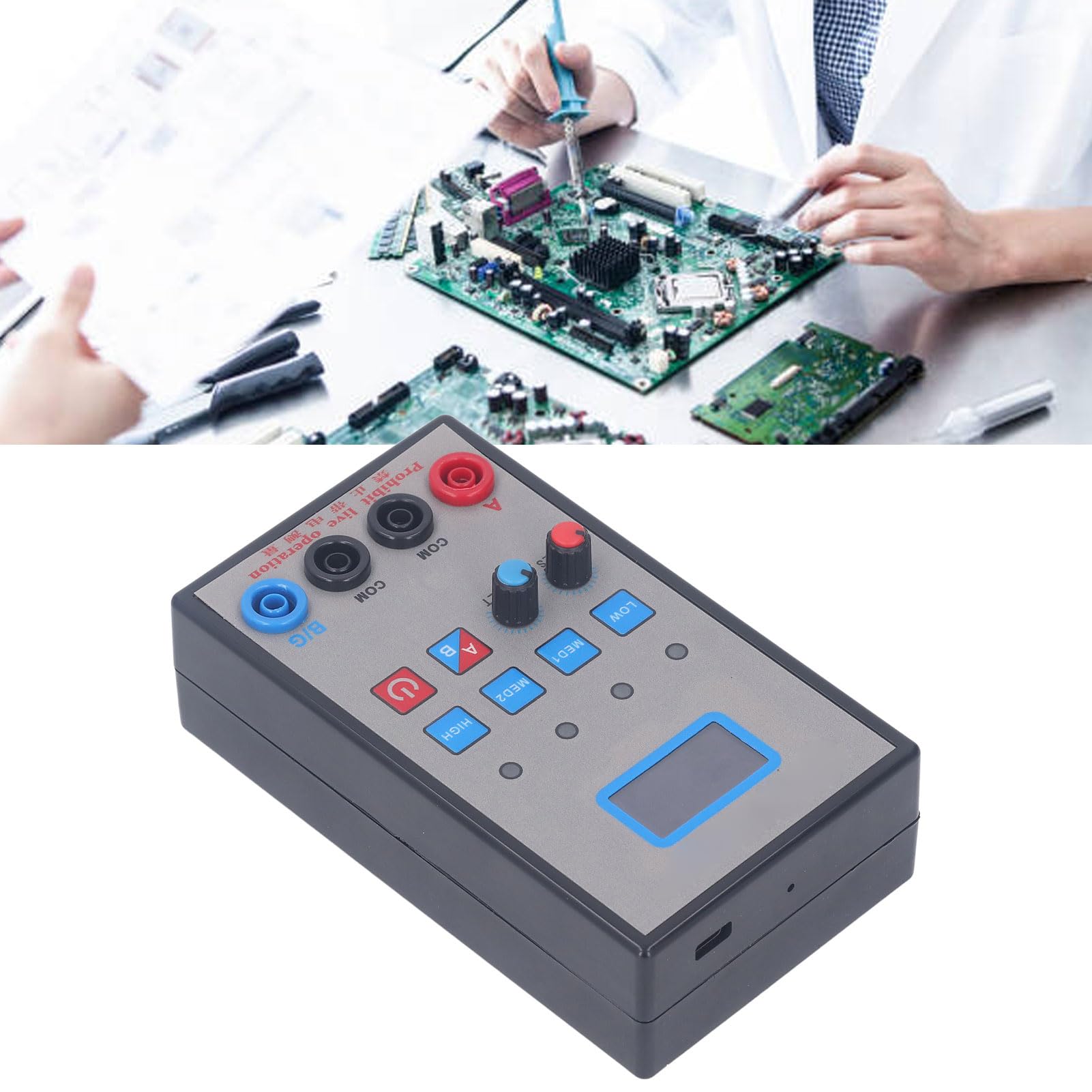 2 Channel 4 Gear Handheld ASA VI Curve Tester - Portable Circuit Board Testing Device for Electronics Repair, PCB Diagnostics, and Component Analysis