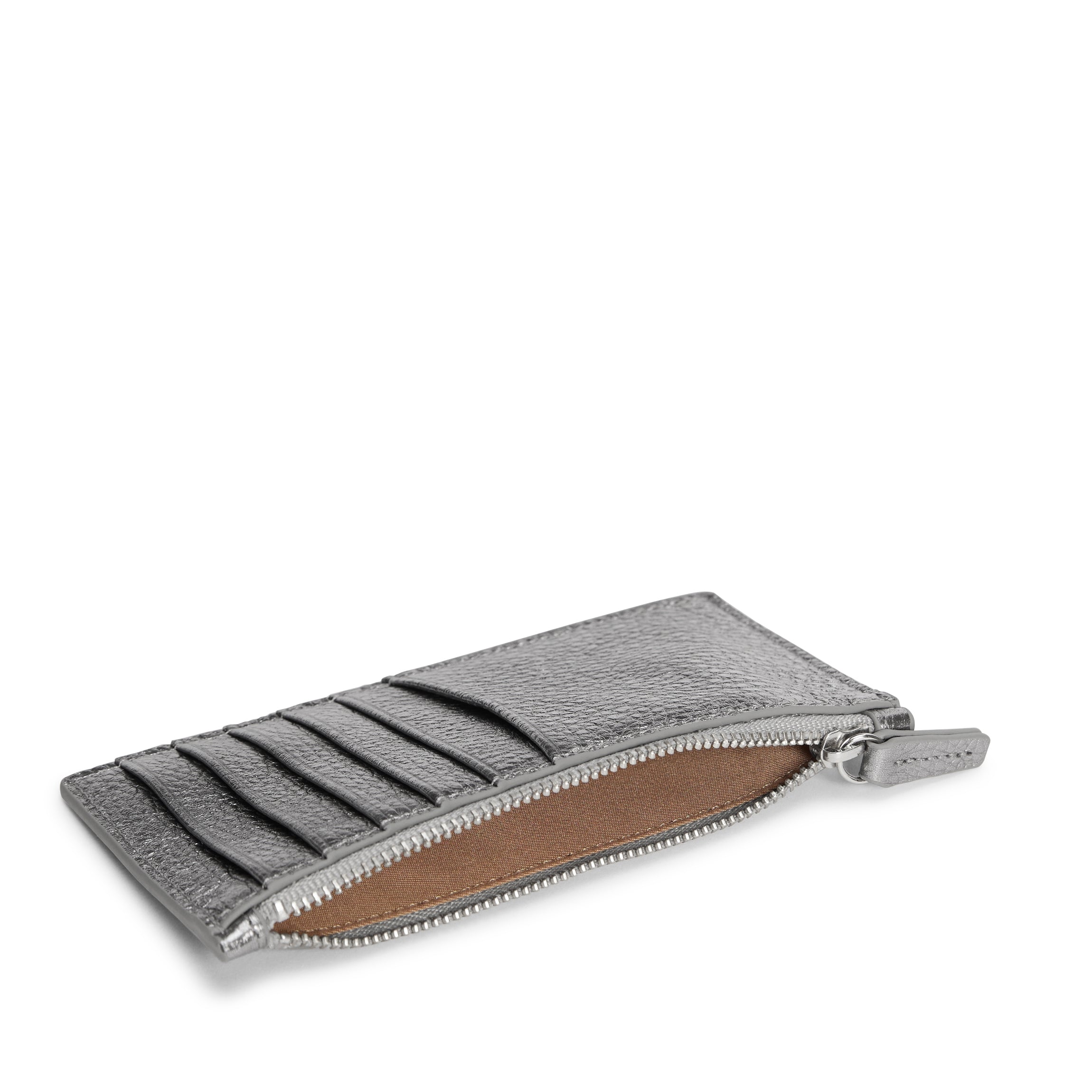 Devon Slim Zip Card Case Frost - RFID Blocking Wallet for Men & Women - Compact & Lightweight for Travel, Business & Everyday Use