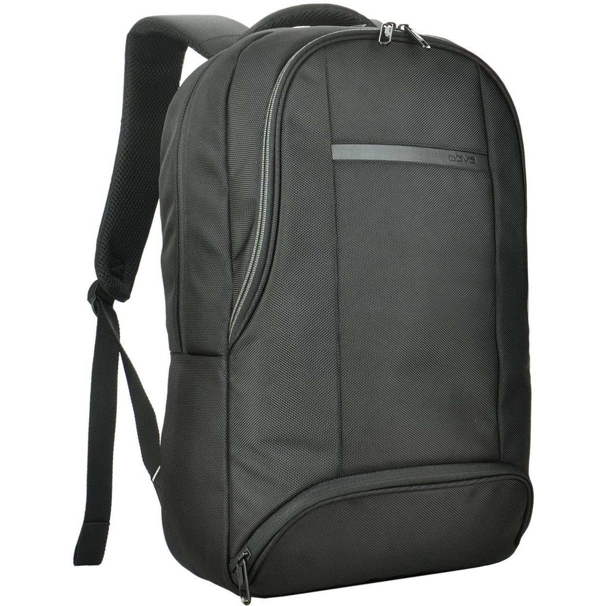 AGVA Traveller 22L 15.6 Inch Laptop Backpack for Men & Women - Lightweight Water-Resistant Business Travel Backpack with USB Charging Port (Black) - Perfect for Commuting, College, Airplane & Office Use