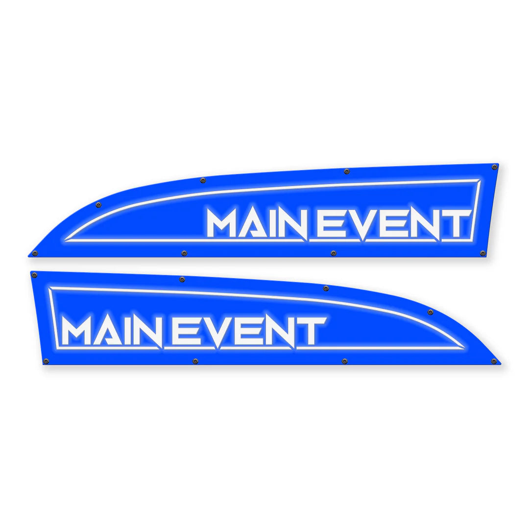 Custom LED Fender Badge Replacements for 2011-2016 Ford Super Duty Trucks - Fully Customizable Main Event LED Emblem - Perfect for Off-Roading & Truck Customization
