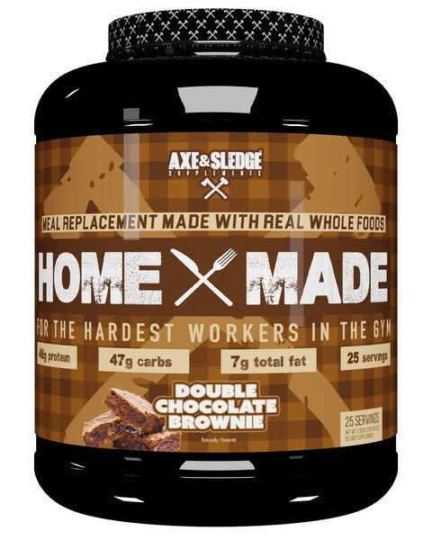 Axe & Sledge Home Made 2950g Protein Powder - Premium Muscle Building Supplement for Bodybuilding, Workout Recovery & Fitness Training
