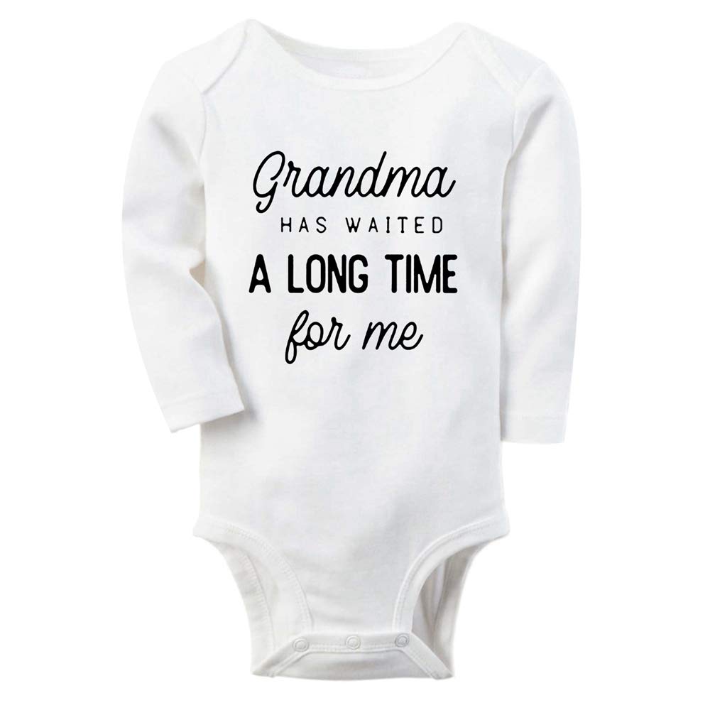 Funny Newborn Baby Bodysuits for Boys & Girls - Cute Grandma Baby Announcement Outfits - Perfect for Photo Shoots, Birth Announcements & Special Occasions