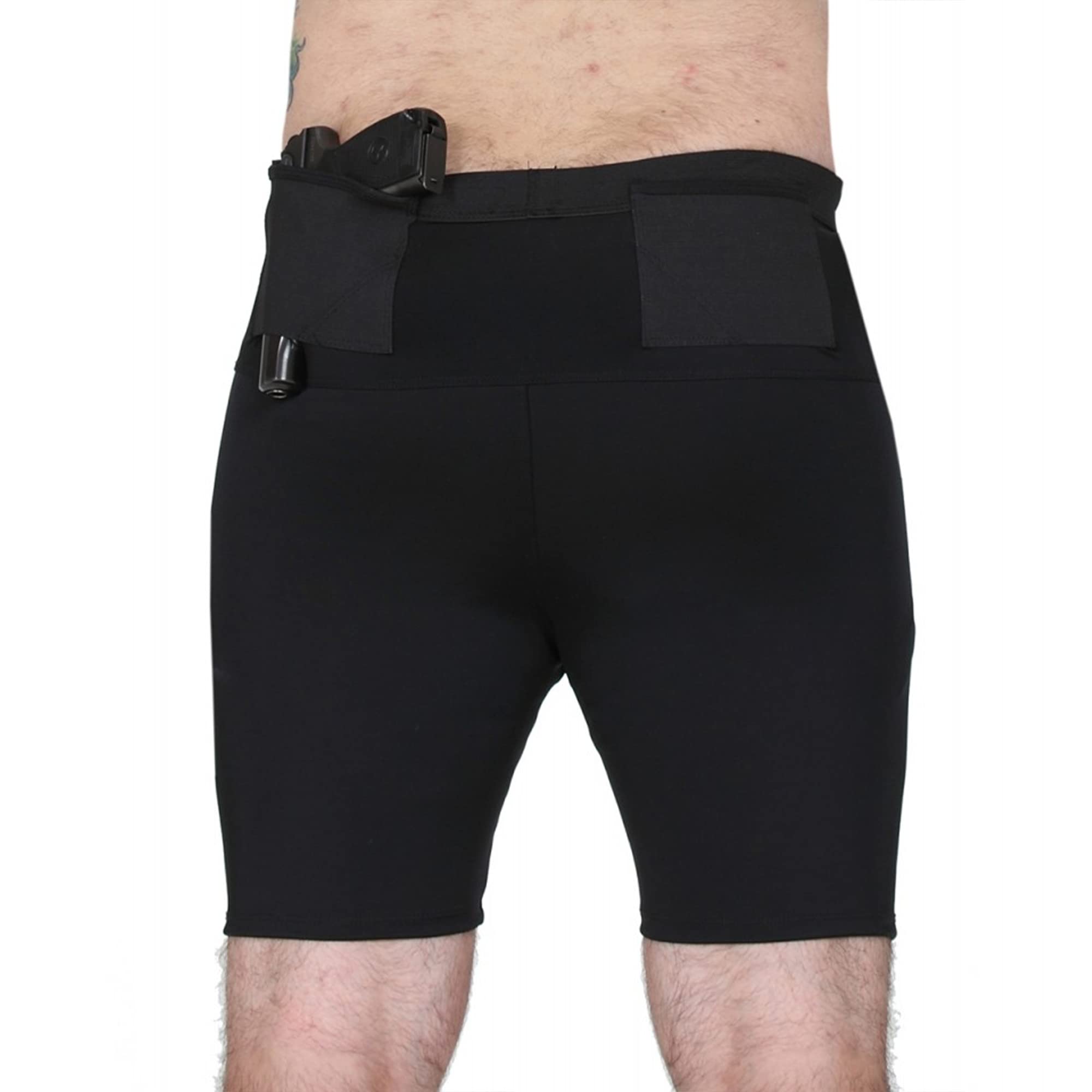 Insta Slim Men's Concealment Compression Undershorts with Built-in Holster - Comfortable Workout & Home Defense Underwear for Daily Training, Gym & Tactical Use