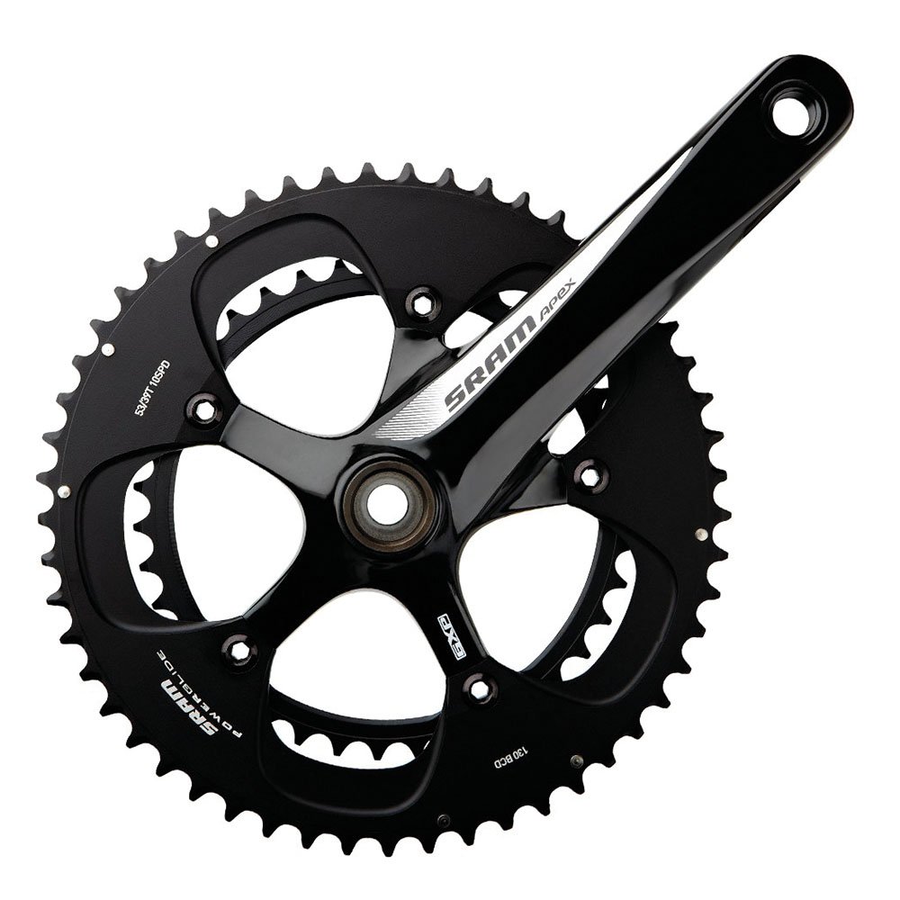SRAM Apex 50-34T Road Bike Crankset with GXP Bottom Bracket - Lightweight Performance Chainset for Road Cycling, Racing & Training