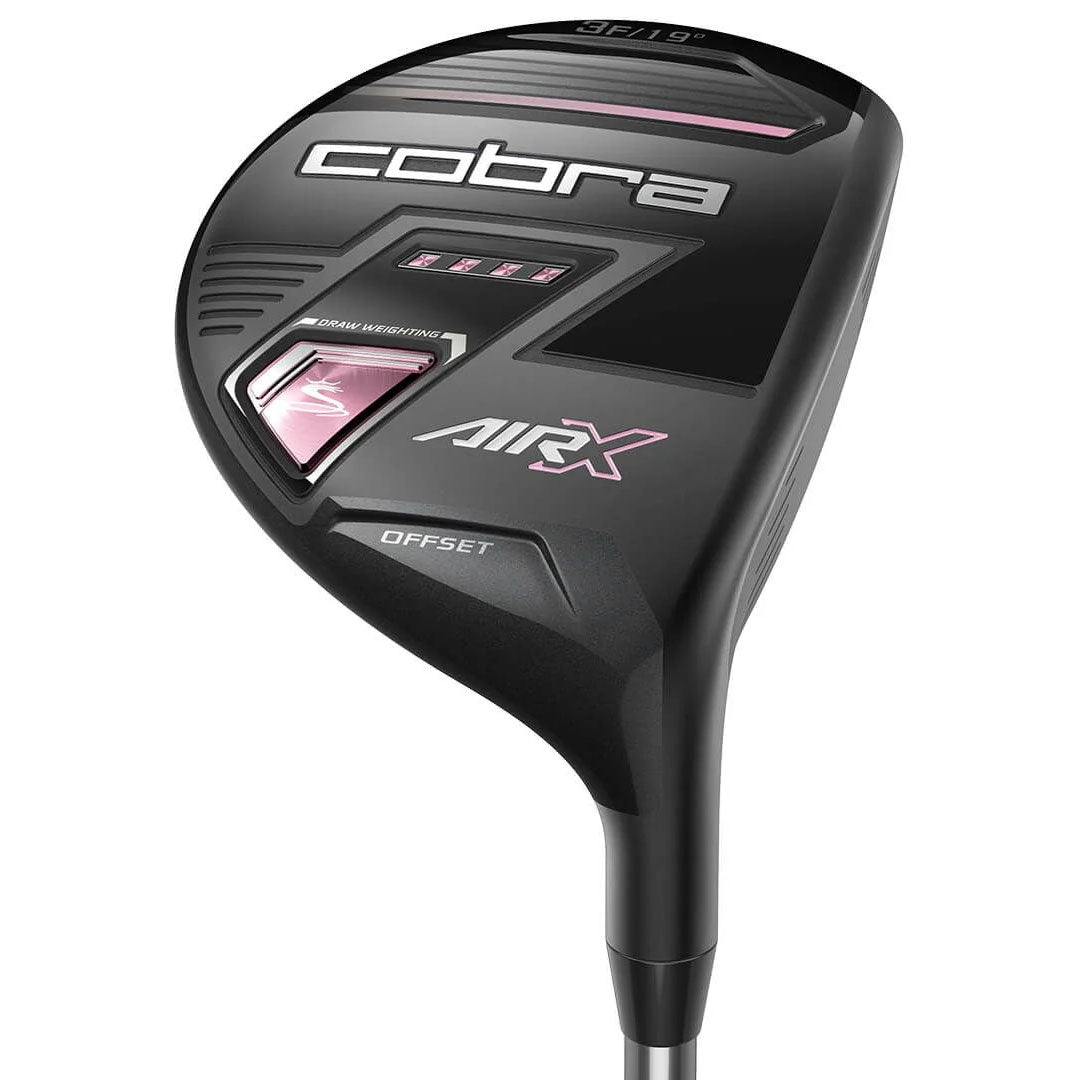 Cobra Air X Black Pink Women's Fairway Wood - Lightweight Golf Club for Distance & Accuracy - Perfect for Women Golfers on the Course