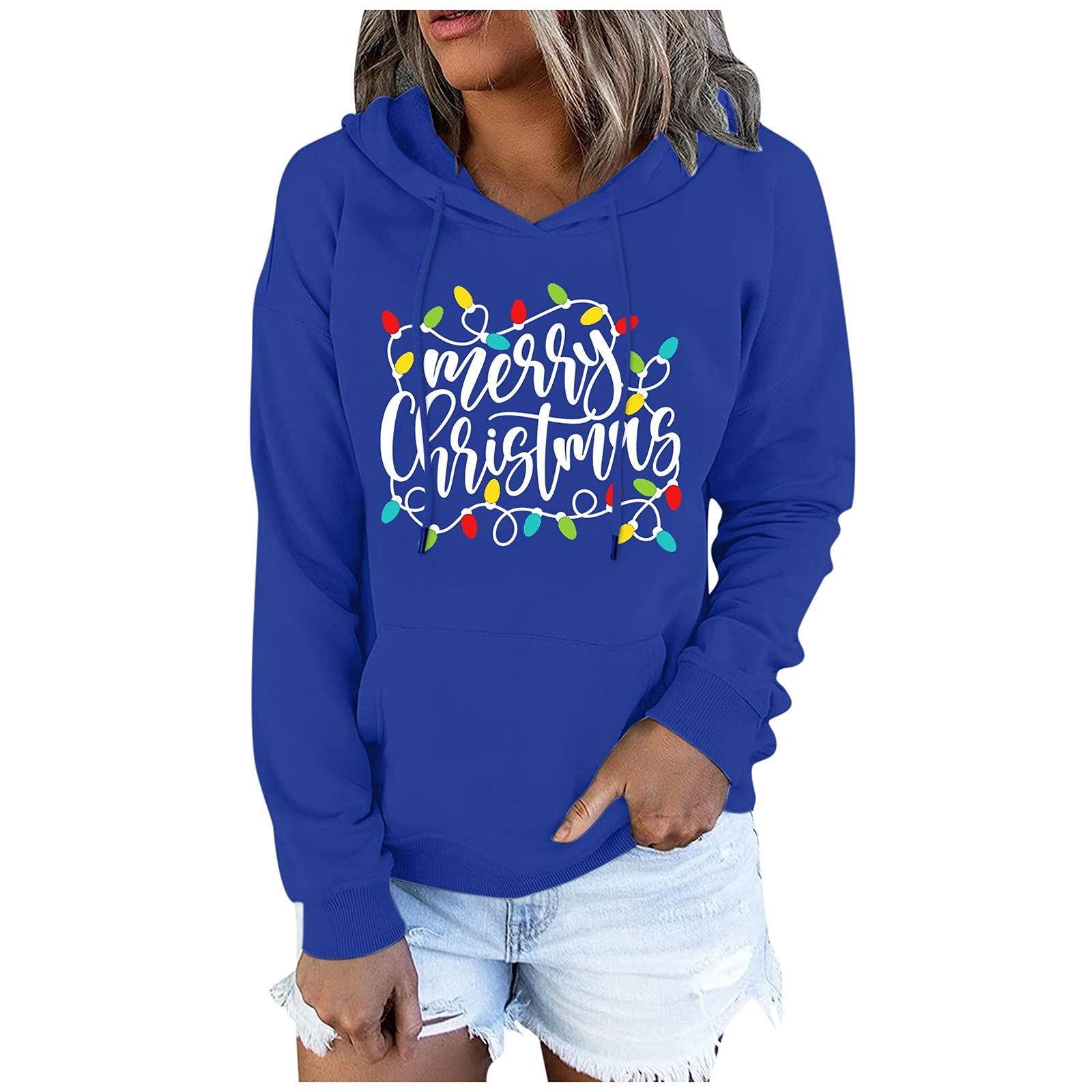 Women's Zip Up Hooded Sweatshirt with Pockets - Long Sleeve Color Block Pullover for Casual Wear | Perfect for Outdoor Activities, Gym, and Everyday Fashion