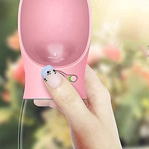 BITTZOOT Leak Proof Dog Water Bottle - 350ml Portable Pet Feeder for Walking, Hiking & Travel