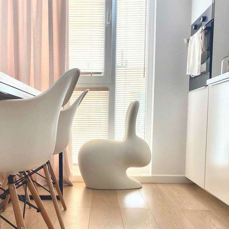 Stylish Qeeboo Rabbit Chair - Modern Home Decor Accent Piece for Living Room, Bedroom & Nursery | Fun and Playful Seating for Kids and Adults