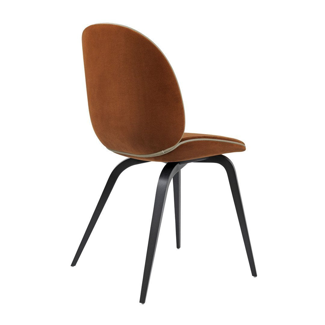 Beetle Dining Chair - Solid Wood Base & Fully Upholstered Seat - Modern Kitchen & Dining Room Furniture for Home Decor
