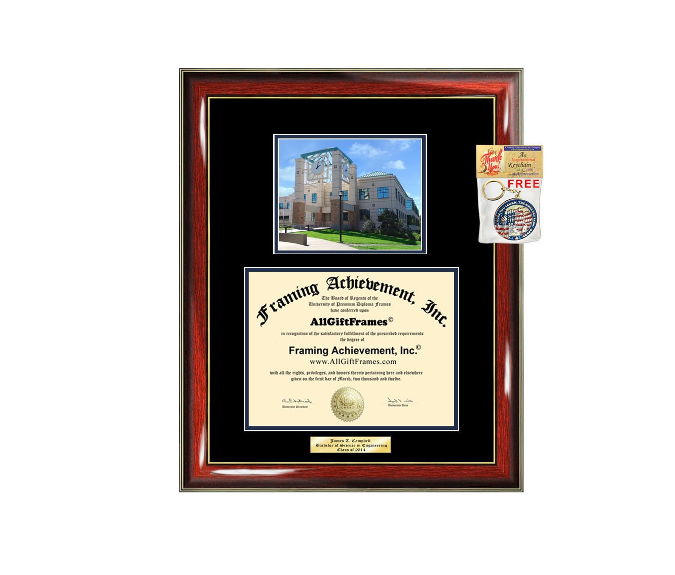 Sonoma State University Diploma Frame - Custom Engraved Graduation Gift for Bachelor, Masters, MBA, PhD & Doctorate Degrees | Perfect for Displaying Diplomas in Offices, Classrooms & Home Decor