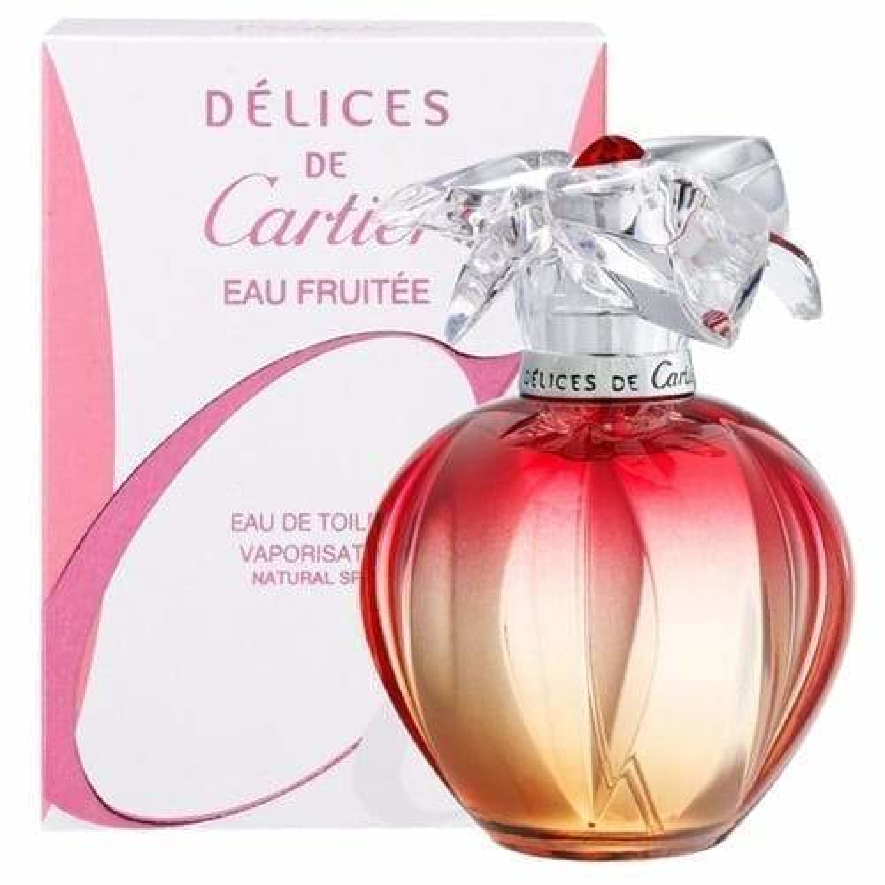 Cartier Delices De Cartier Eau Fruitee 100ML EDT Spray for Women - Floral Fruity Fragrance, Long-Lasting Perfume for Daily Wear & Special Occasions