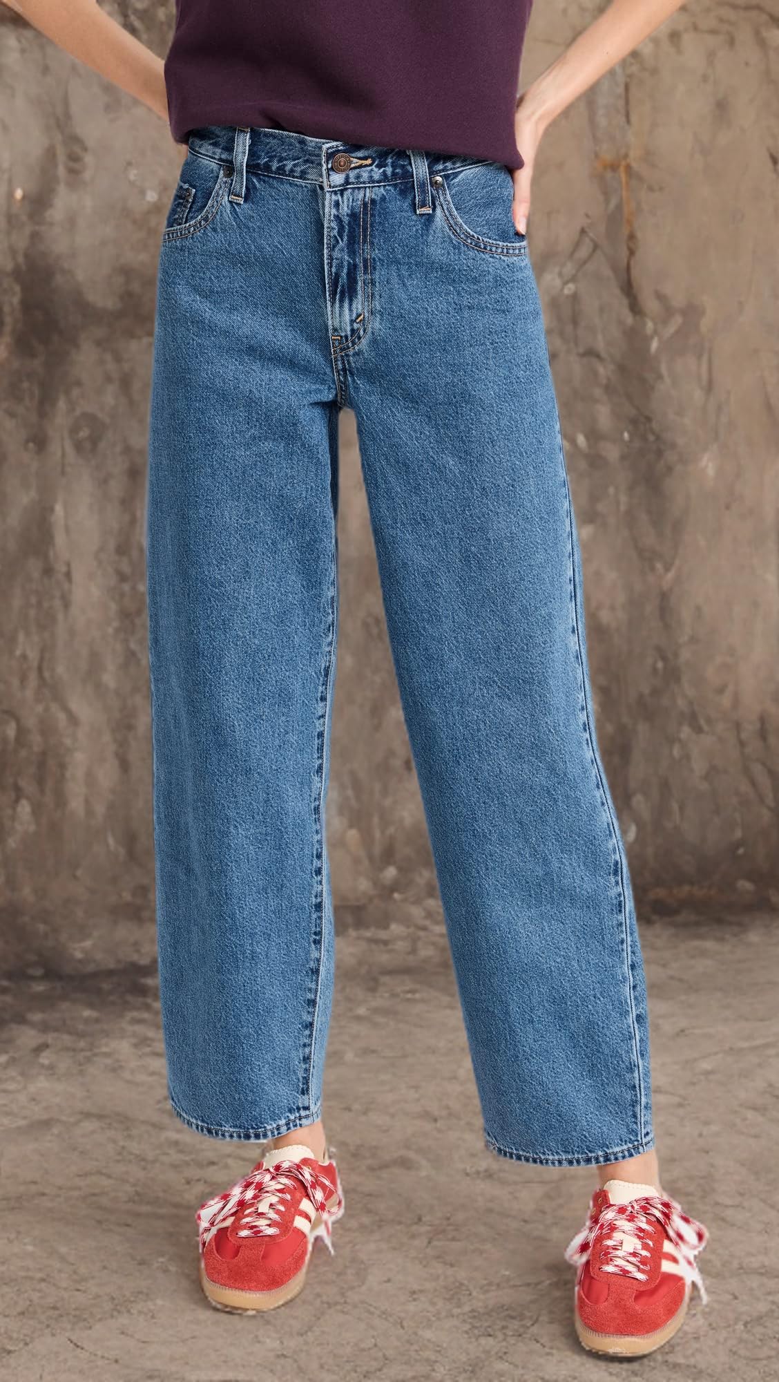 Levi's Women's Baggy Dad Jeans - High Waisted Relaxed Fit Vintage Denim Pants for Casual Outfits & Streetwear Style | Perfect for Everyday Wear, Weekend Outings and Fashionable Looks