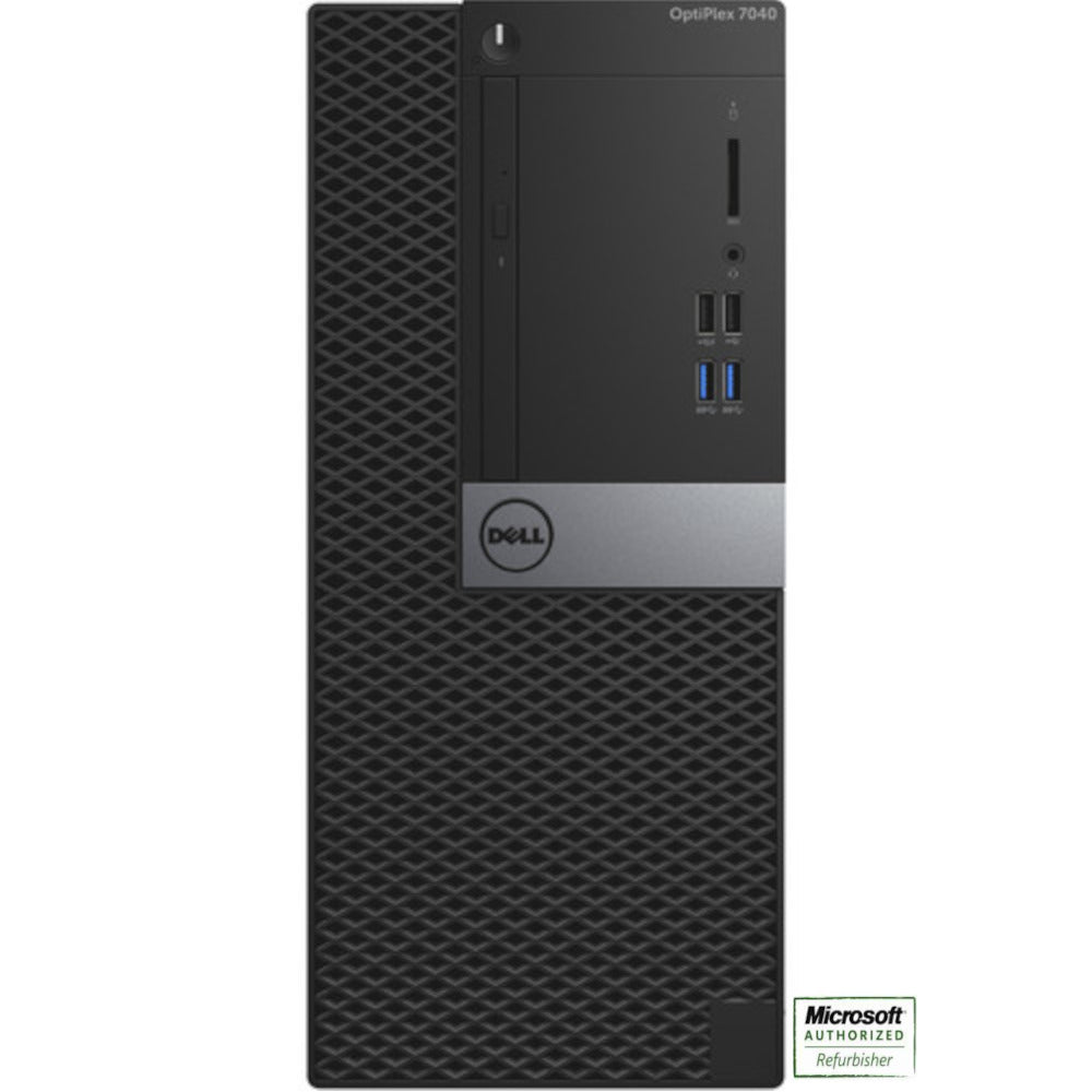 Refurbished Dell OptiPlex 7040 Tower PC - Intel Core i7-6700 3.4GHz, 32GB RAM, 1TB SSD, Windows 10 Pro | Ideal for Office Work, Home Computing & Business Applications
