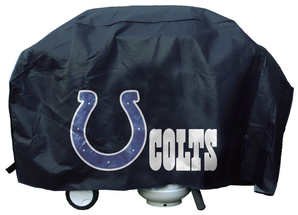 NFL Vinyl Grill Cover for Outdoor BBQ Protection - Durable Weatherproof Football Team Design for Gas & Charcoal Grills - Perfect for Tailgating, Backyard Parties & Game Day