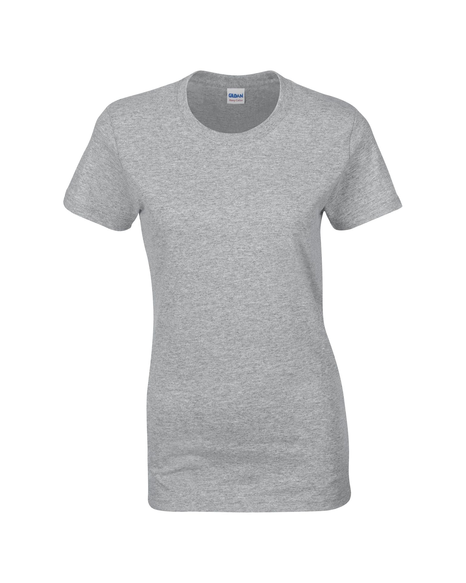 Premium Heavy Cotton Women's T-Shirt - Soft & Comfortable Casual Tee for Everyday Wear, Workout, and Lounge | GD006