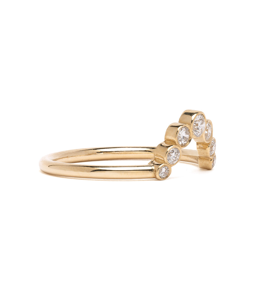 Bezels Sunrise Nesting Band Stackable Rings Set - Elegant Gold & Silver Layered Rings for Women | Perfect for Everyday Wear, Stacking, and Special Occasions