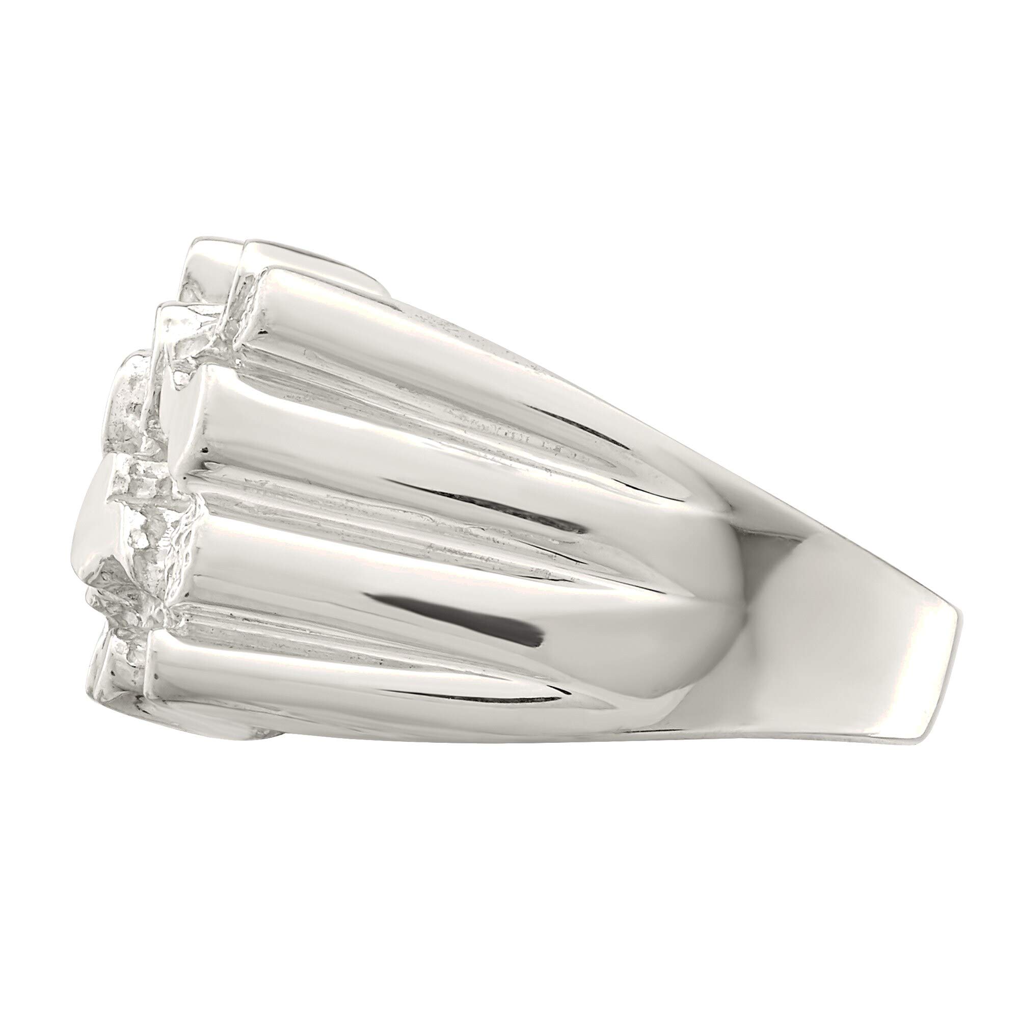 Bonyak Solid Sterling Silver Women's Nugget Ring Size 7 - Elegant Minimalist Jewelry for Everyday Wear, Gift for Her, Wedding, Anniversary & Special Occasions