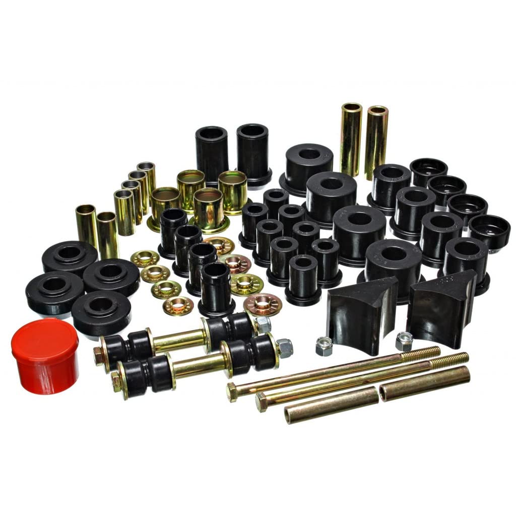 Energy Suspension Hyper-Flex Polyurethane Bushing Set for 1965-1975 Dodge Coronet - Black (5.18105G) | Improved Ride & Handling | Perfect for Classic Car Restoration & Performance Upgrades