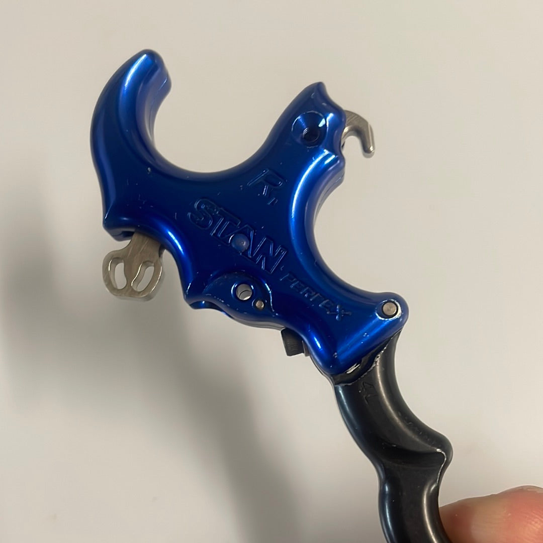Refurbished Stan Perfex Resistance Release Aid - Large Four Finger, Short Neck Archery Accessory (Barrel Not Included) | Perfect for Target Practice & Bow Hunting
