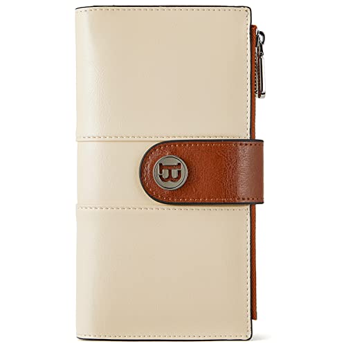 3-Beige with Brown-Double Zipper