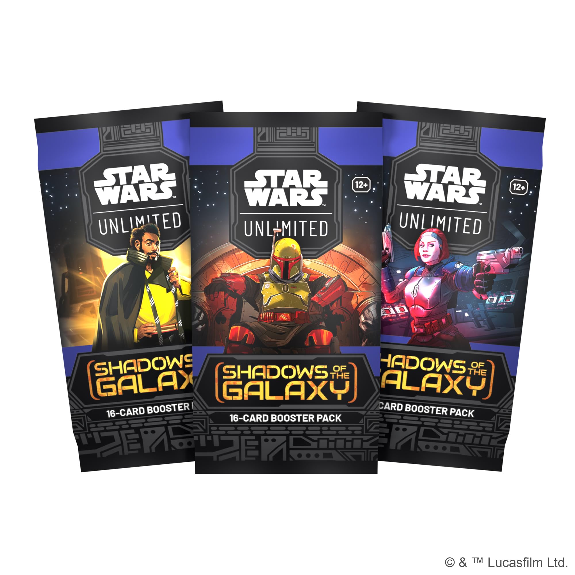Star Wars: Unlimited TCG Shadows of The Galaxy Booster Display Box - 24 Packs Trading Card Game for Kids & Adults | Ages 12+ | 2+ Players | 20 Min Playtime | Fantasy Flight Games | Perfect for Game Nights, Collecting & Tournaments