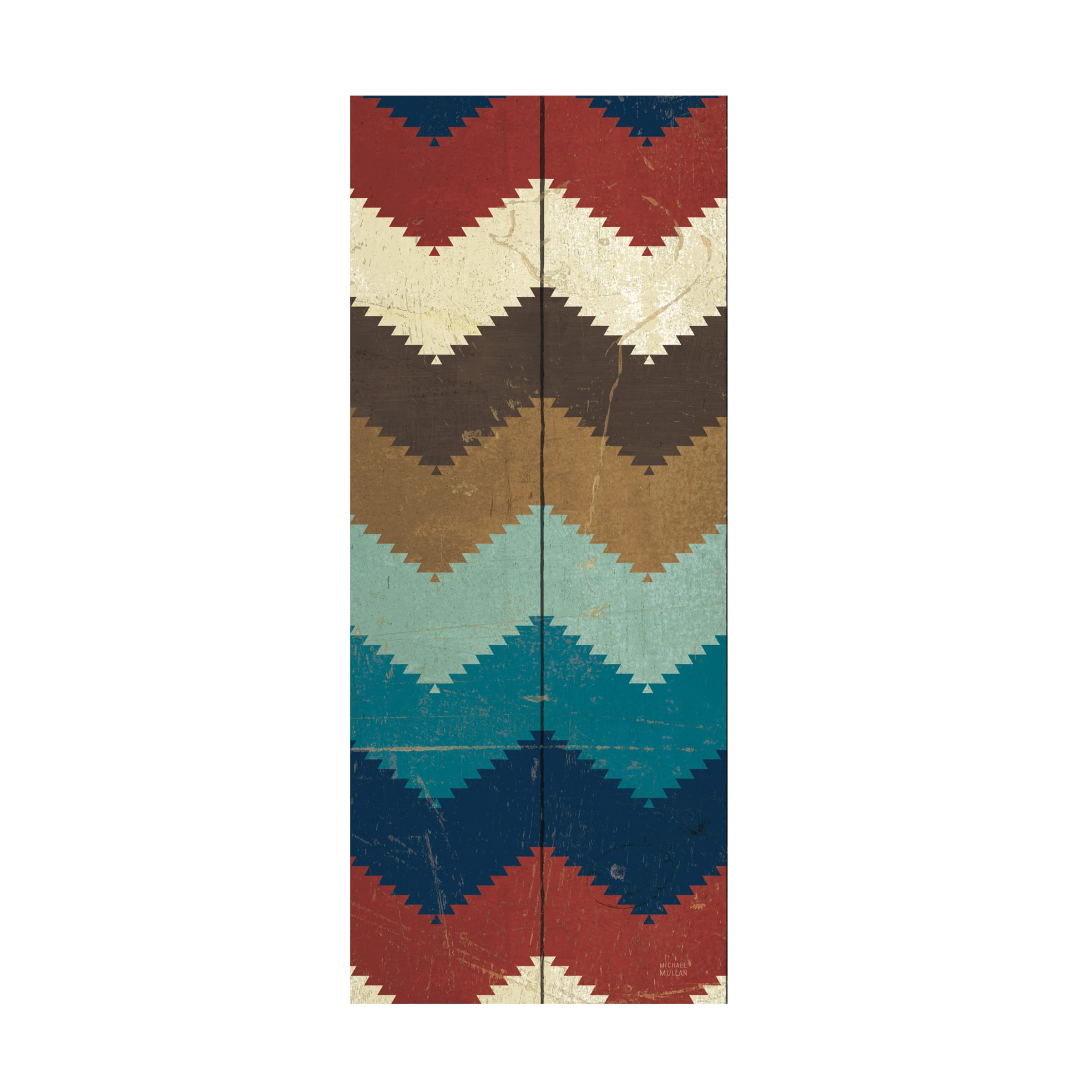 Michael Mullan Native Tapestry Panel I Canvas Art Print - Handmade Wall Decor for Living Room, Bedroom & Office | Trademark Fine Art Collection