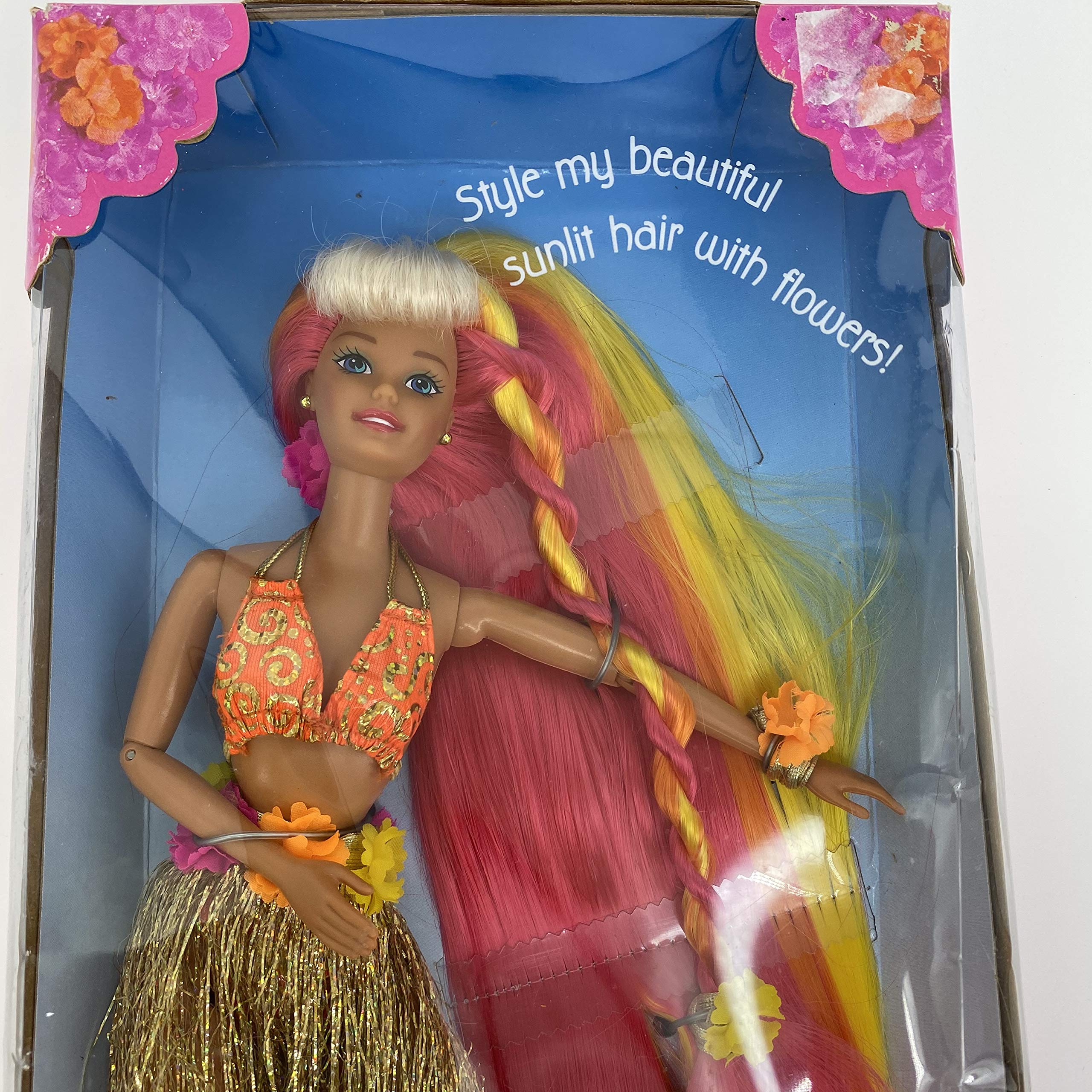 Barbie Pink & Gold Hula Hair Doll - 12