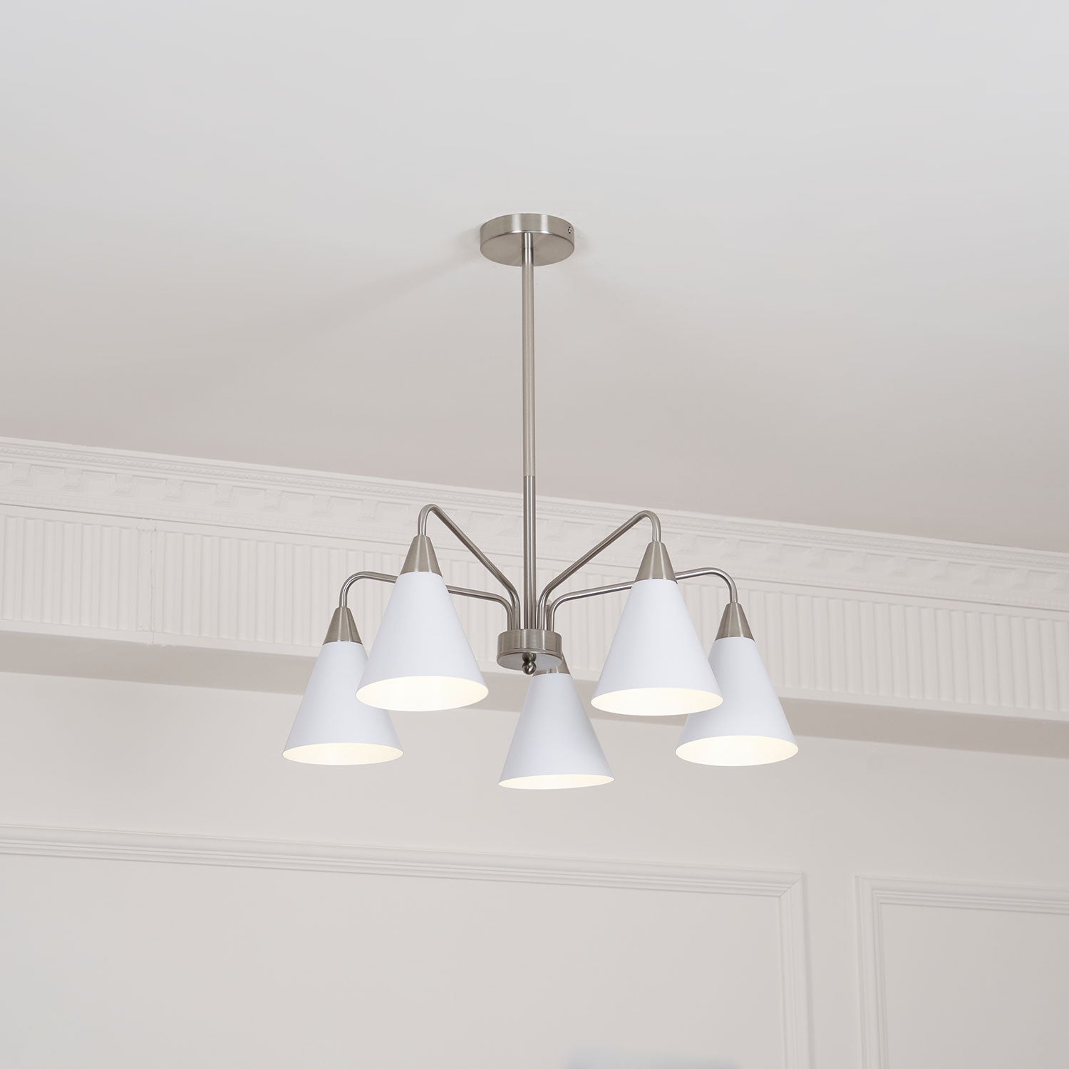 Elegant Crystal Chandelier Lighting Fixture for Dining Room & Living Room - Modern Ceiling Light for Home Decor & Wedding Events