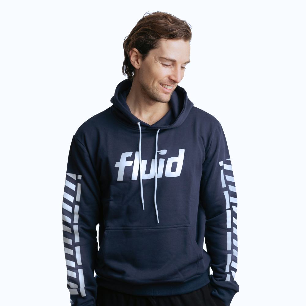 Premium Fluid Rider Hoodie for Men & Women - Soft & Comfortable Blue Pullover Sweatshirt - Perfect for Casual Wear, Gym, and Outdoor Activities