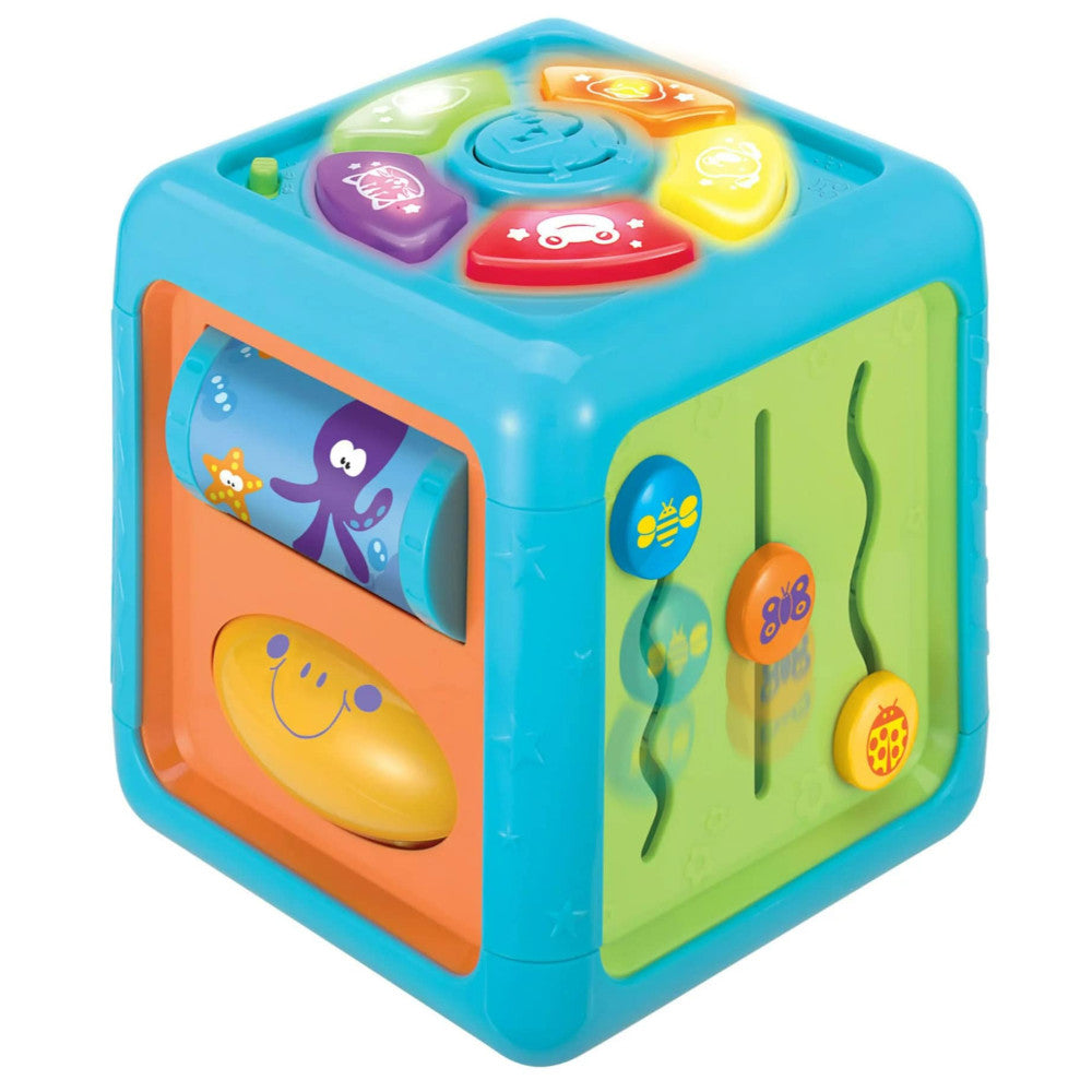 Brilliant Beginnings Baby Activity Cube with Lights & Sounds - Interactive Learning Toy for Toddlers 1-3 Years - Early Education & Sensory Development - Perfect for Playtime & Nursery