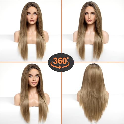 Silky Straight Synthetic Futura Fiber Lace Front Wig - Natural Look for Everyday Wear & Cosplay