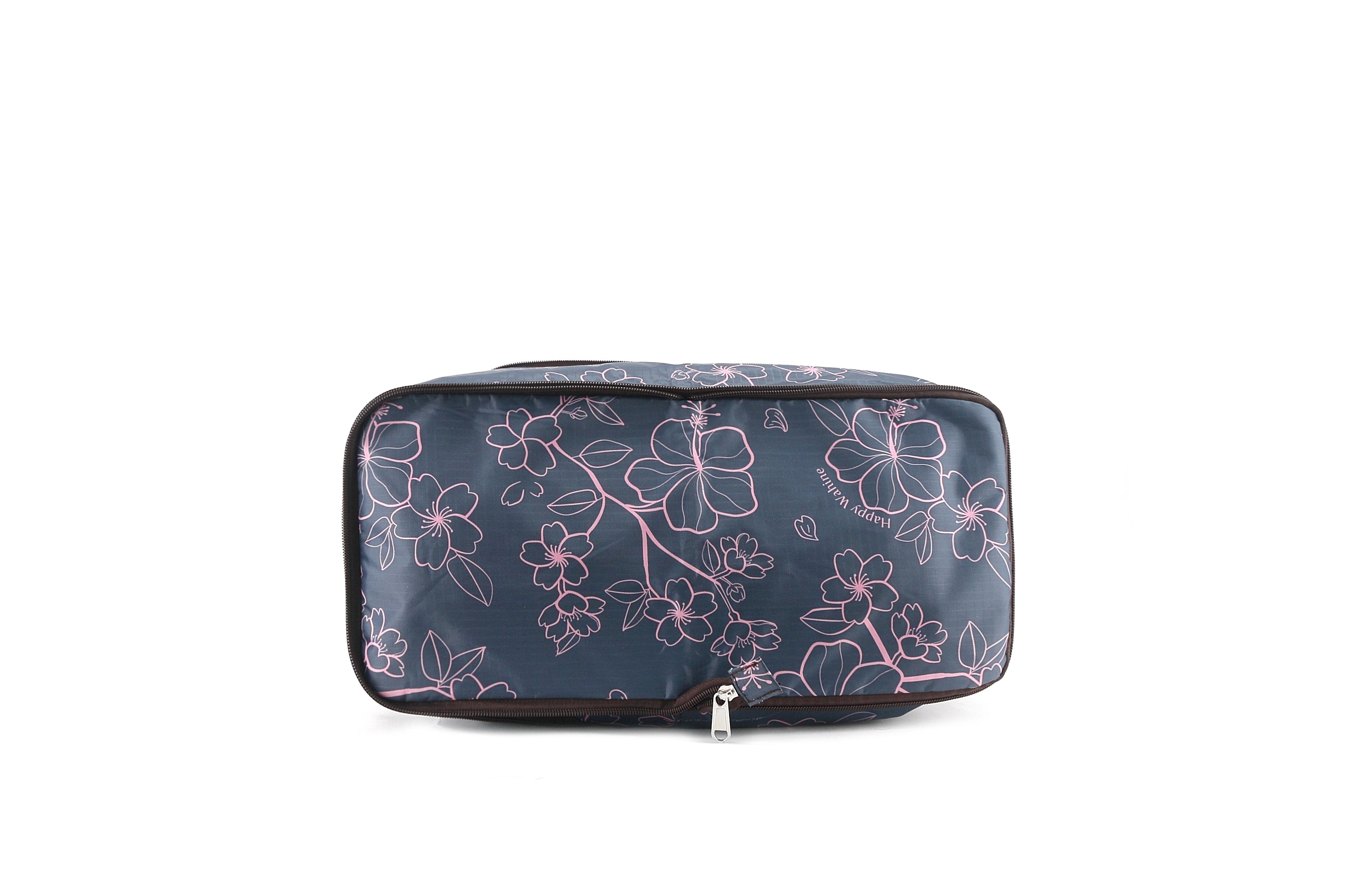 Foldable Duffle Bag for Travel & Gym - Lightweight Waterproof Carry-On Luggage with Shoulder Strap - Perfect for Weekend Trips, Sports & Outdoor Activities (Sophie Sakura Grey)