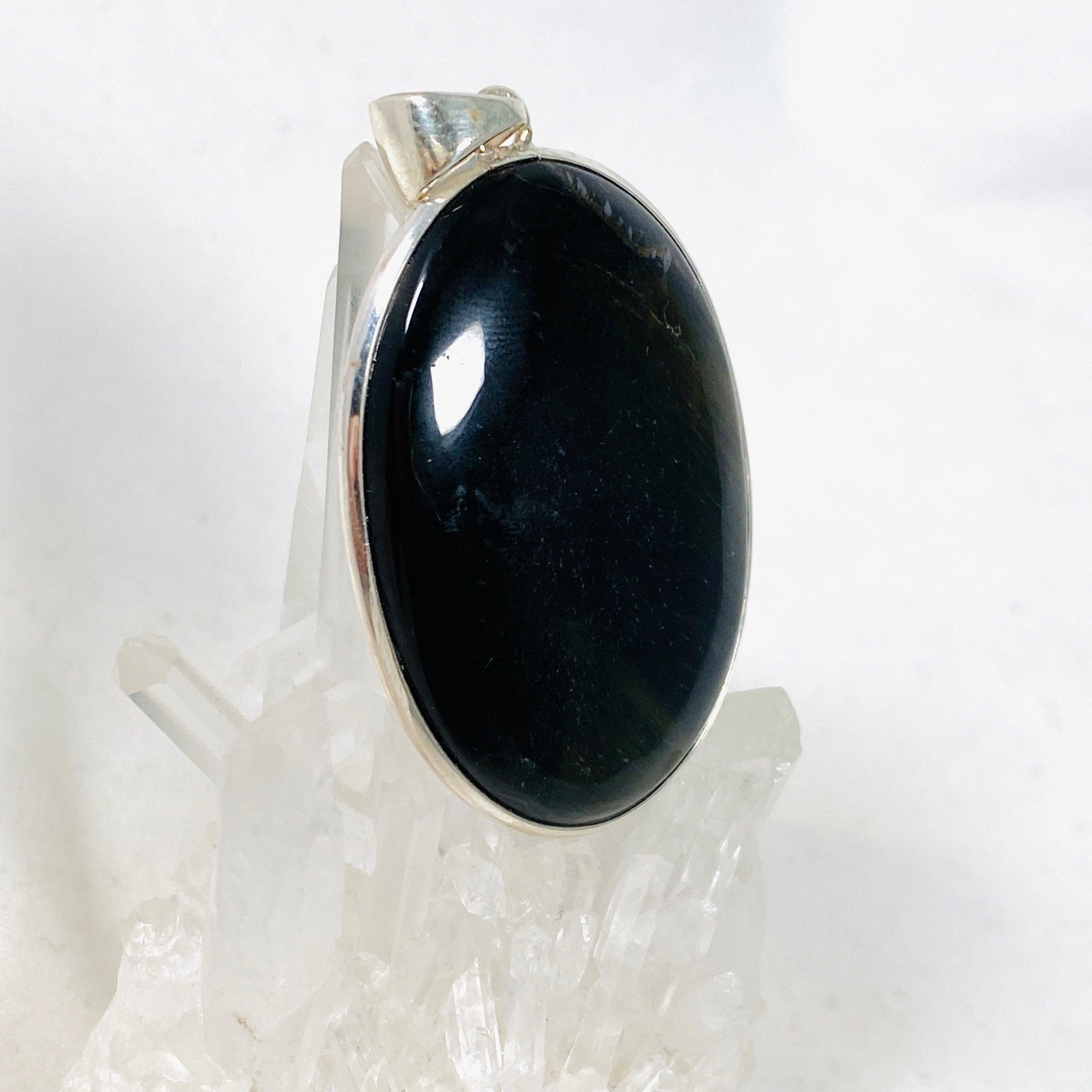 Natural Blue Tiger's Eye Oval Pendant Necklace - Healing Crystal Jewelry for Protection & Confidence - Perfect for Meditation, Gifts & Spiritual Healing