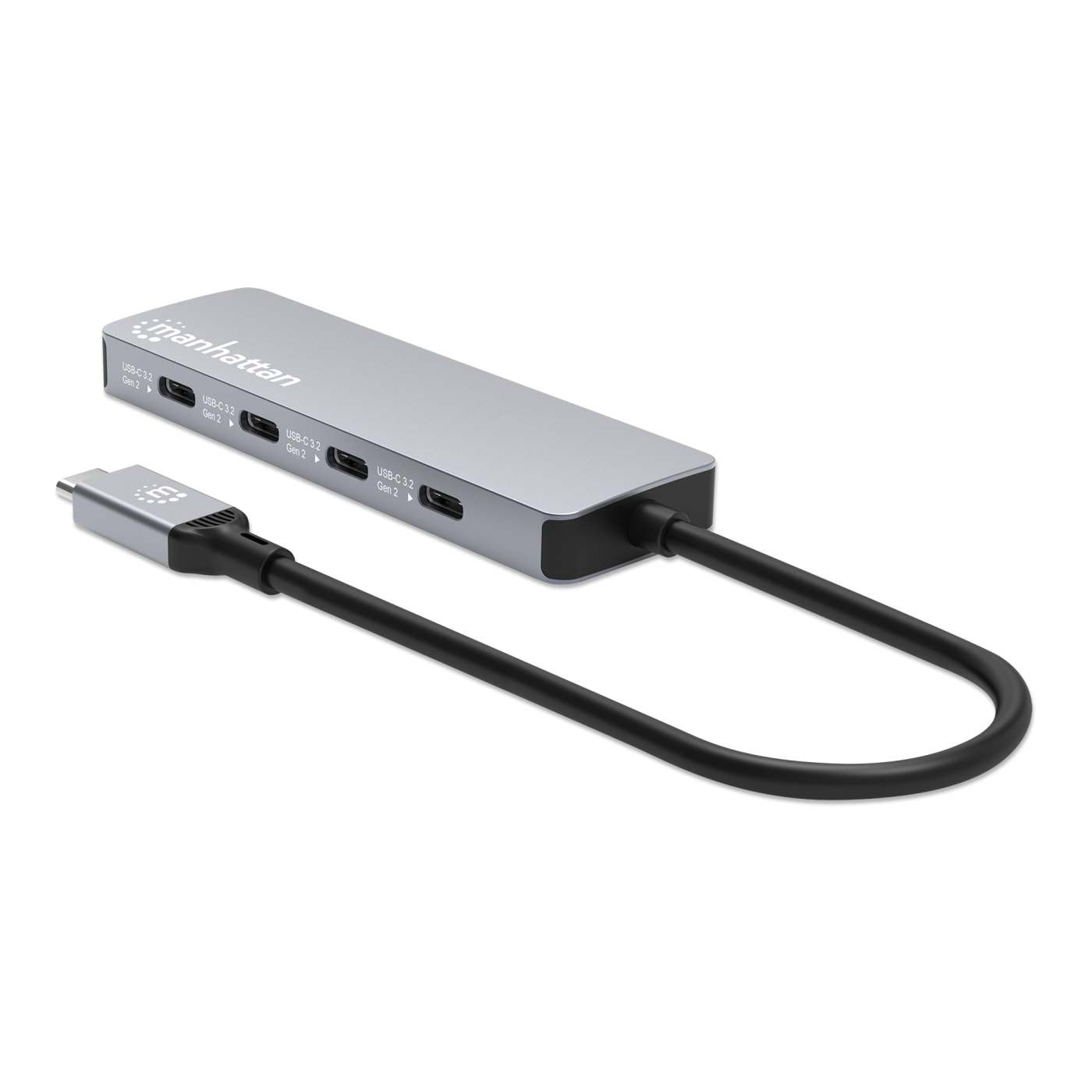 4 Port 10Gbps USB C Hub with Ethernet, HDMI, and PD Charging - High-Speed USB C Adapter for MacBook Pro, Dell XPS, and More - Perfect for Home Office, Gaming, and Video Editing