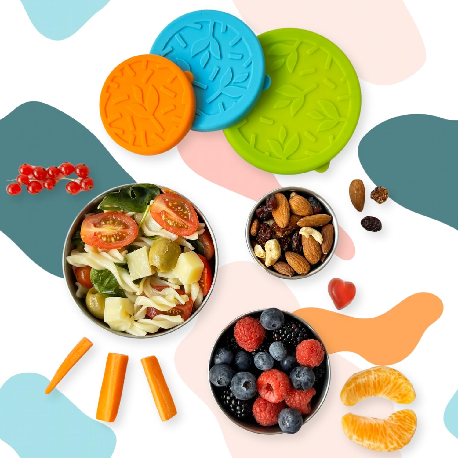 TAVVA Stainless Steel Kids Snack Containers - Eco-Friendly, Leak-Proof Lunch Box for School, Bento Box, Toddler Food Storage with Secure Lids | Perfect for School Lunches, Picnics & On-the-Go Snacks