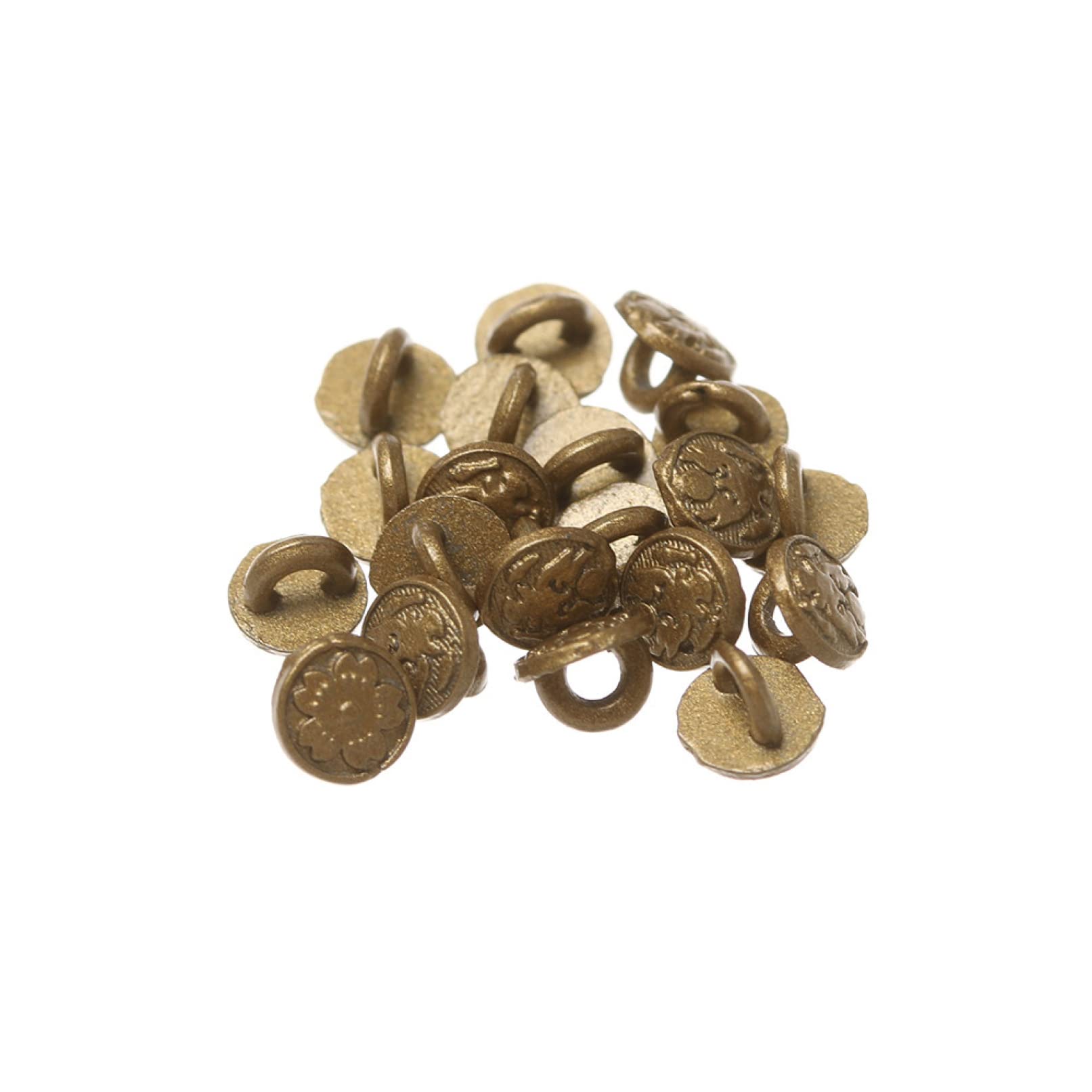 80Pcs Handmade DIY Craft Buttons - Mini Round Buttons for Clothes, Bags & Sewing Projects - Perfect for DIY Fashion, Scrapbooking & Home Decor Accessories
