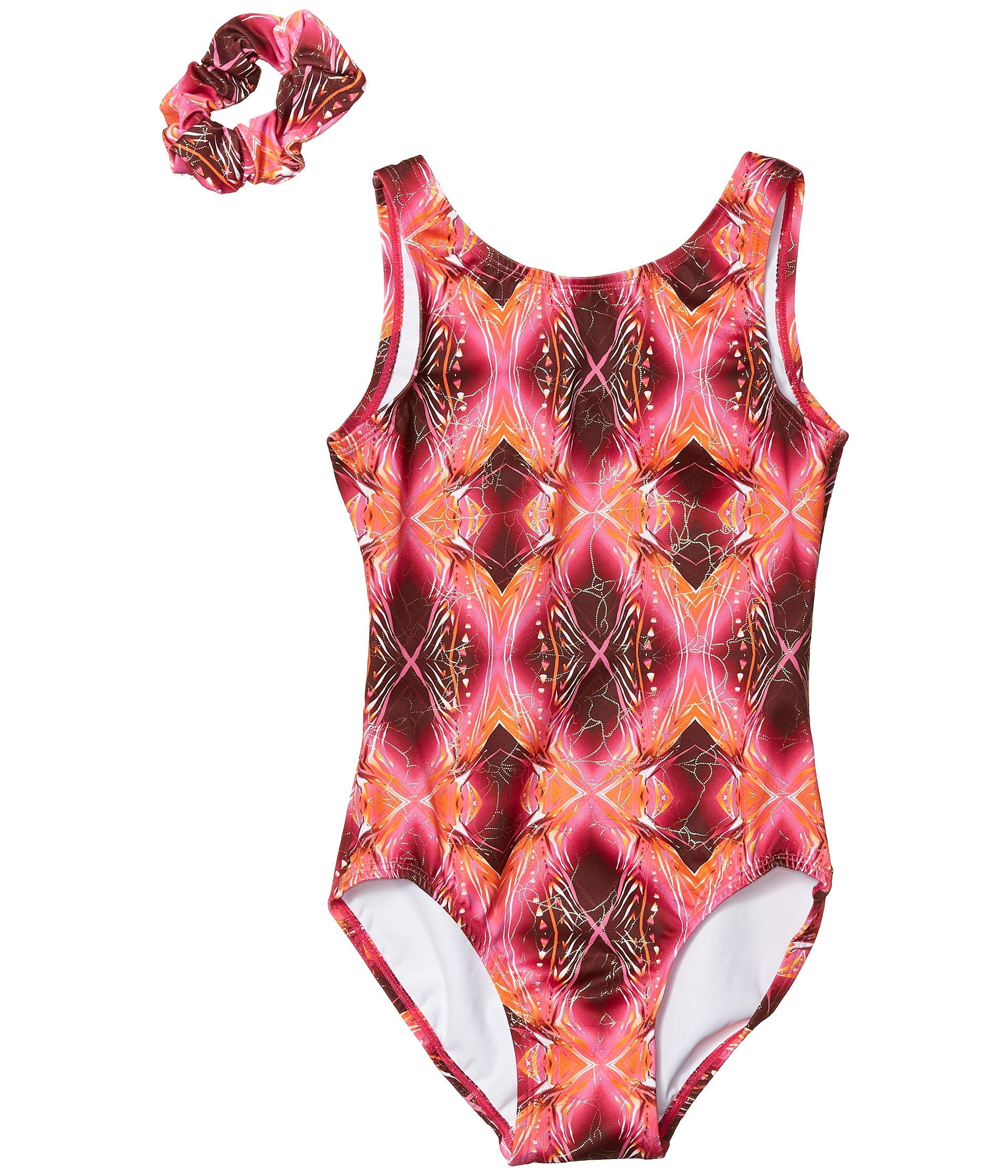 Bloch Kids Girl's Volcano Tank Leotard - Dance Leotard for Toddler & Girls (Size 4-6, XS) - Perfect for Ballet, Gymnastics & Dance Classes