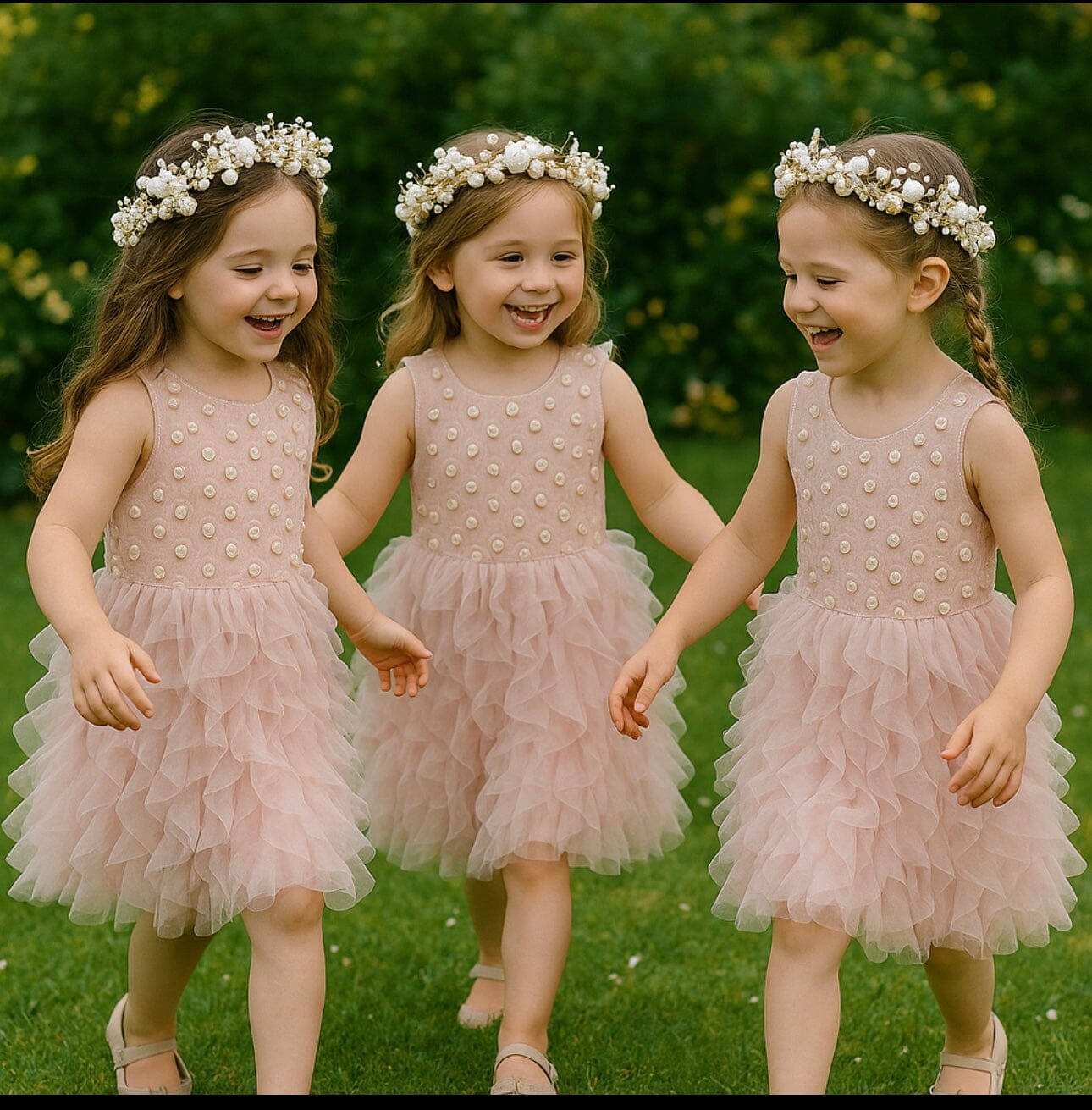 Little Princess Ruffle Lace Dress for Girls - Elegant Party & Special Occasion Outfit | Fast Shipping & Easy Returns