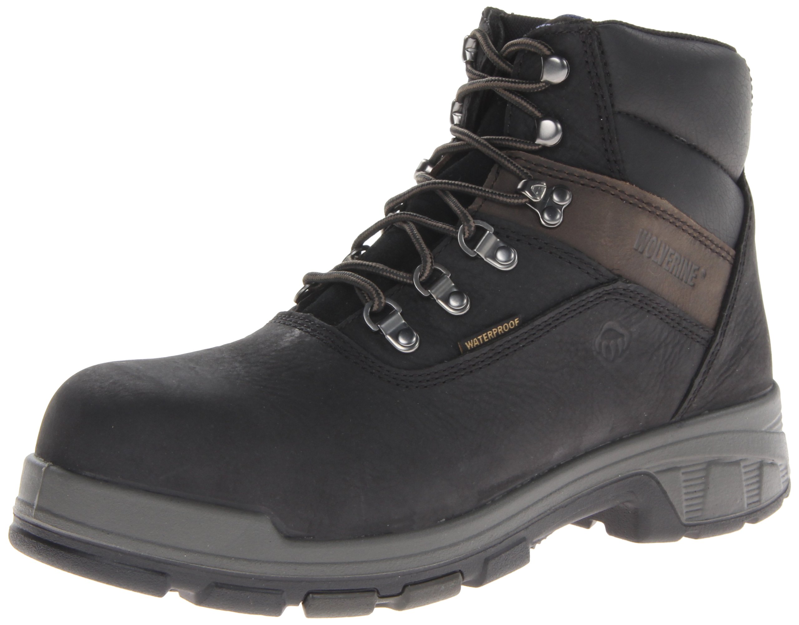 Wolverine Men's Cabor Waterproof 6-Inch Steel Toe Work Boots - Durable & Comfortable for Construction, Hiking & Outdoor Work