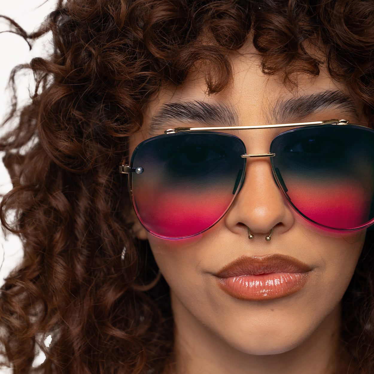 Luna Tangle-Free Pride Aviator Sunglasses for Men & Women - UV Protection, Lightweight & Stylish - Perfect for Outdoor Activities, Beach, Driving & Fashion Accessories