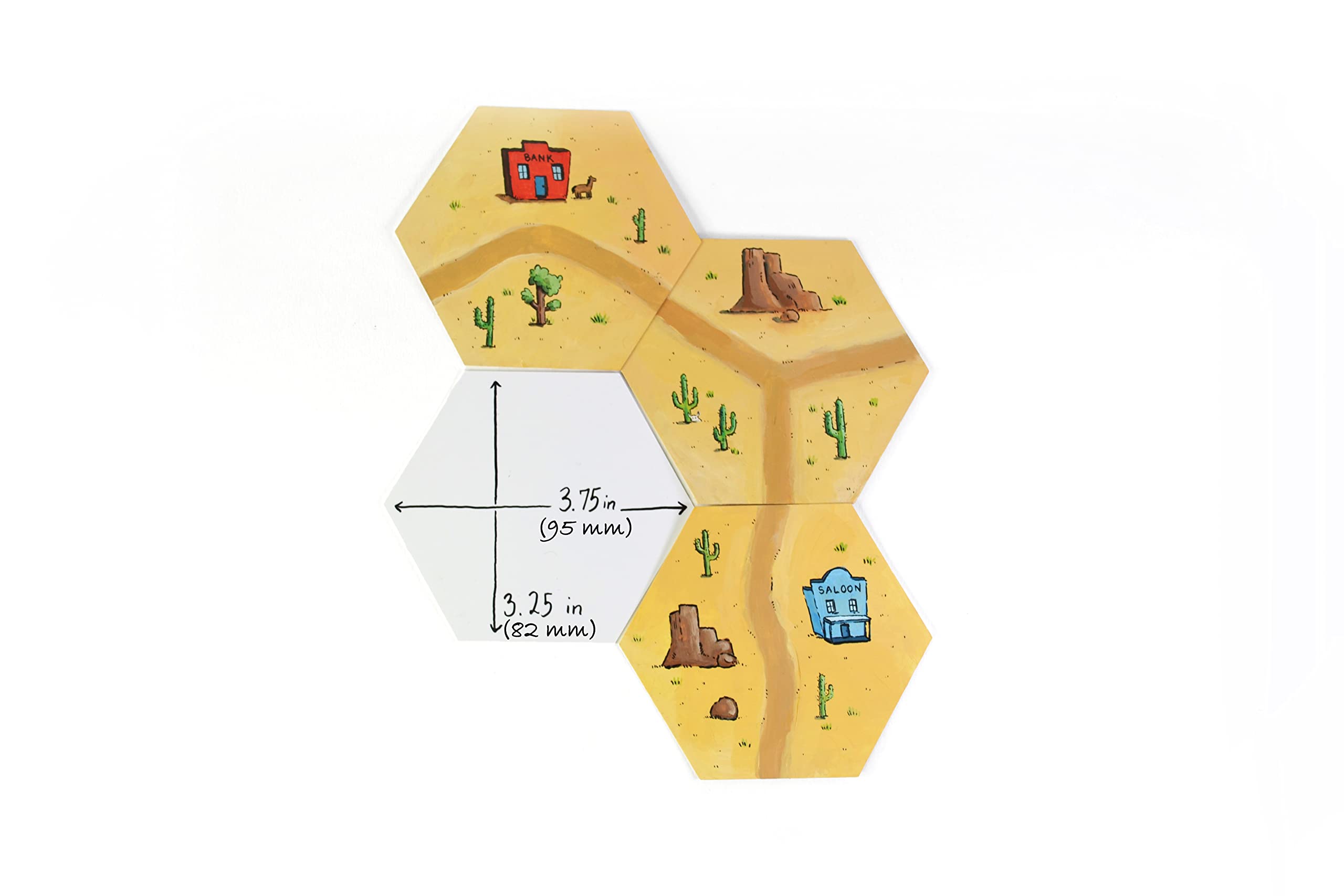 Blank Hexagon Playing Cards - Matte Finish for Custom Games, DIY Projects & Board Game Accessories - Perfect for Game Nights, Parties & Creative Design