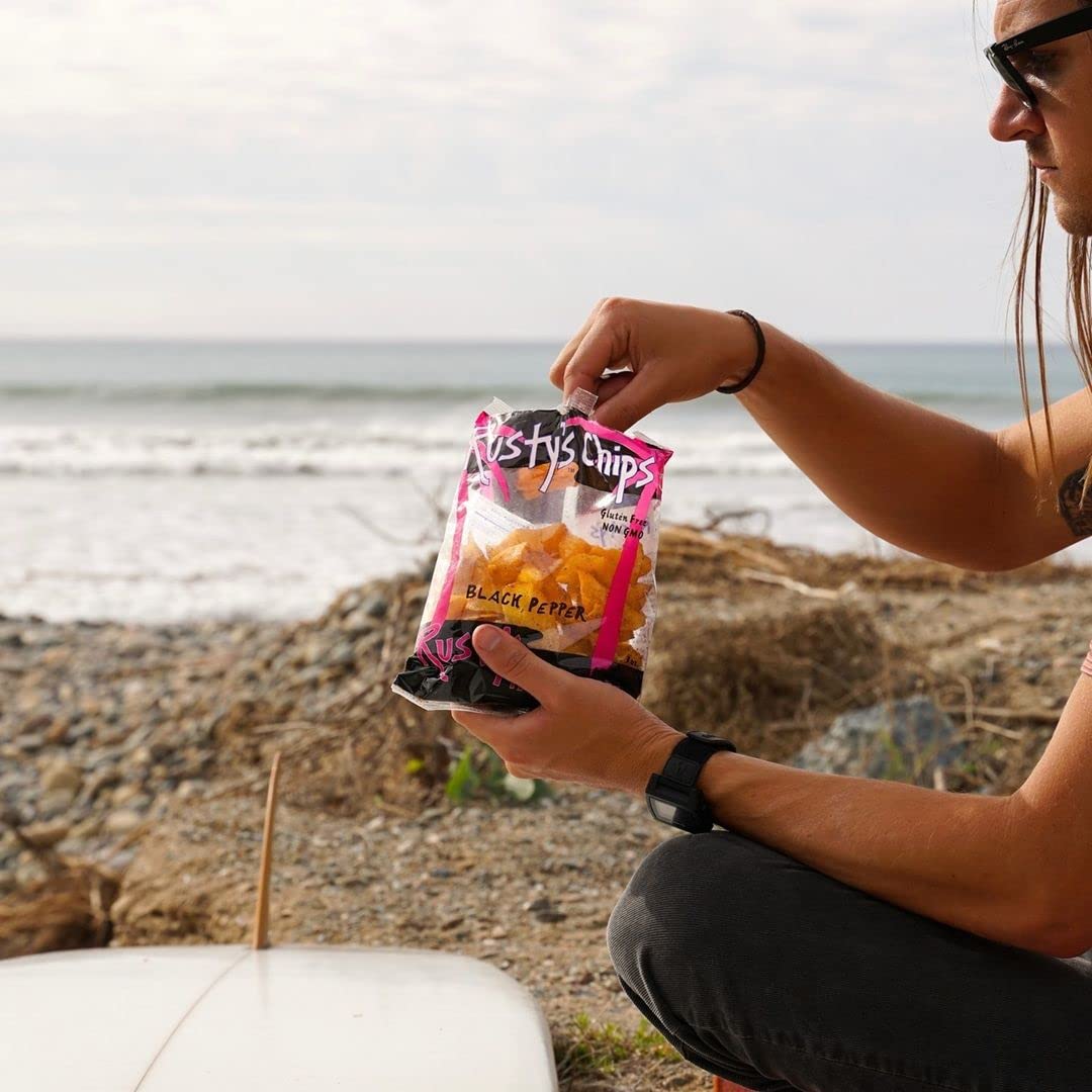 Rusty’s Crunchy Healthy Chips - Gluten Free, Non-GMO, Vegan Snacks - No Preservatives - Perfect for On-the-Go, Lunchboxes & Movie Nights