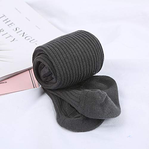 Ribbed Tights - Dark Gray