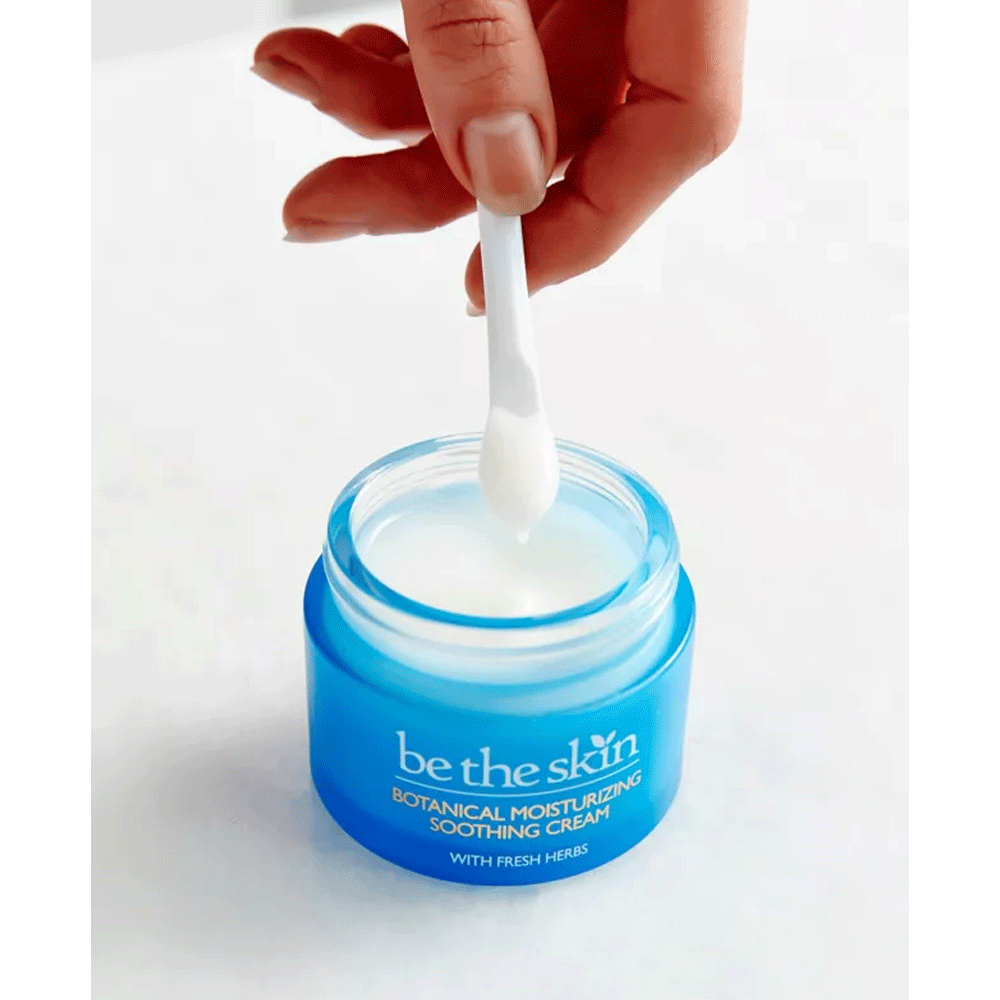 Be The Skin Botanical Moisturizing Soothing Cream 50ml - Hydrating Face Moisturizer for Dry & Sensitive Skin - Perfect for Daily Skincare Routine & Post-Treatment Care