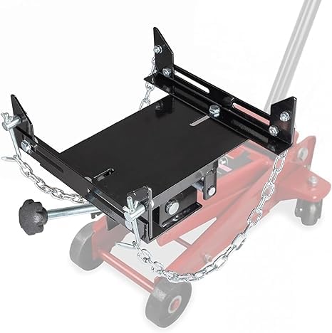 Caalii 1100 lbs/0.5 Ton Universal Transmission Jack Adapter for Cars & Trucks - Heavy Duty Gearbox Removal Tool for Hydraulic Floor Jacks - Perfect for Auto Repair Shops & DIY Mechanics