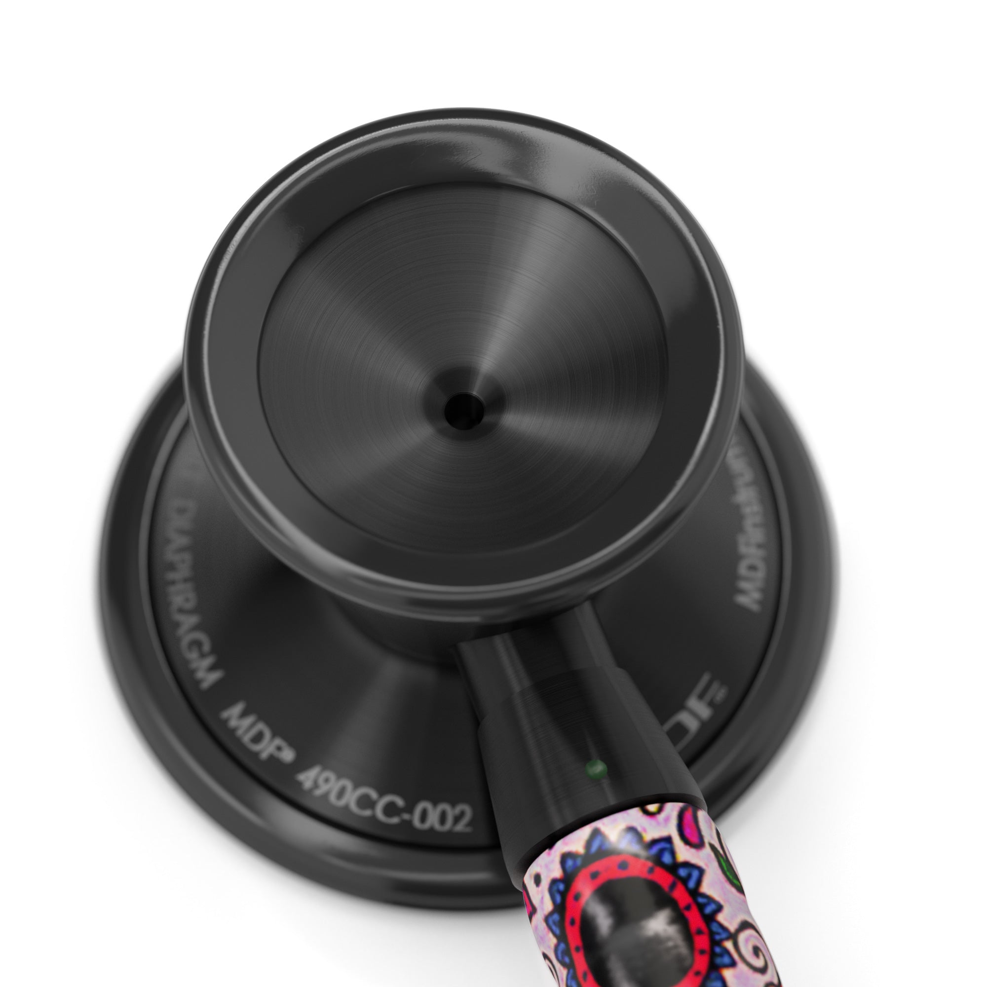 ProCardial® Titanium Cardiology Stethoscope - Professional Medical Stethoscope for Doctors & Nurses, Sugar Skull/Blackout Design - Ideal for Cardiac Exams, Physical Assessments & Clinical Use