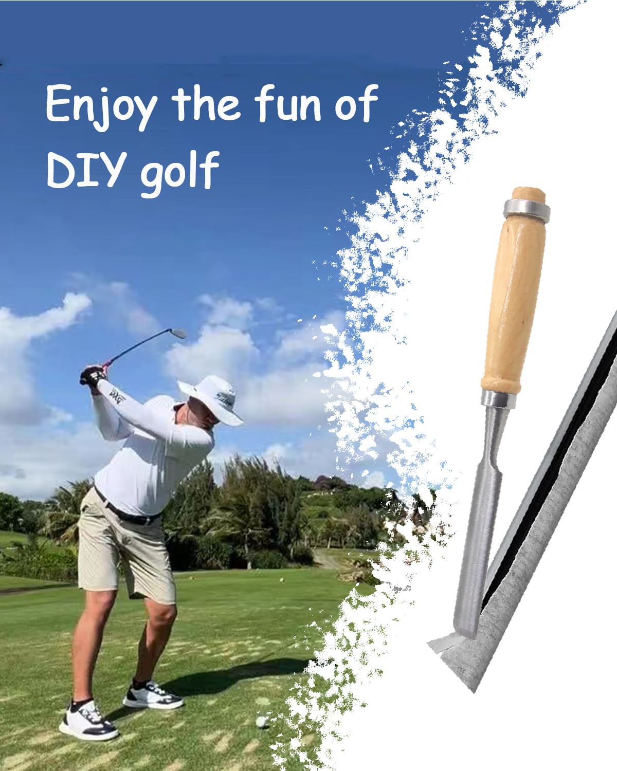 Golf Grip Tape Remover Tool - Professional Golf Grip Stripper for Graphite & Steel Shafts | Easy Grip Tape Removal & Repair | Perfect for Golf Club Maintenance & DIY Repairs