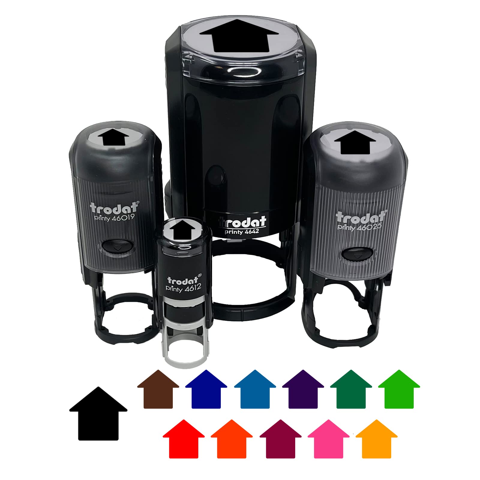 Self-Inking Rubber Stamp - 1 Inch Medium Size with Black Ink for Crafting, Planners, Scrapbooking & DIY Projects - Perfect for Home, Office & School Use