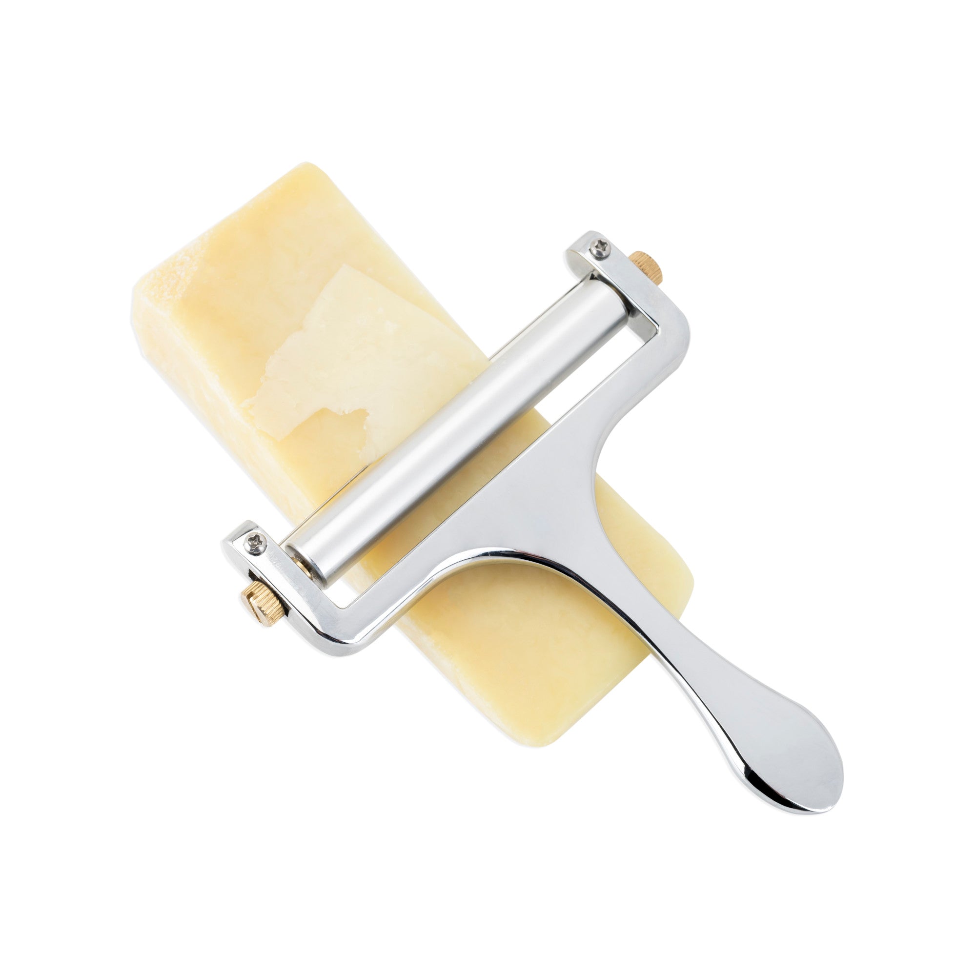 True Divvy Adjustable Cheese Slicer - Stainless Steel Wire Cutter for Hard & Soft Cheeses - Perfect for Charcuterie Boards, Sandwiches & Home Cooking