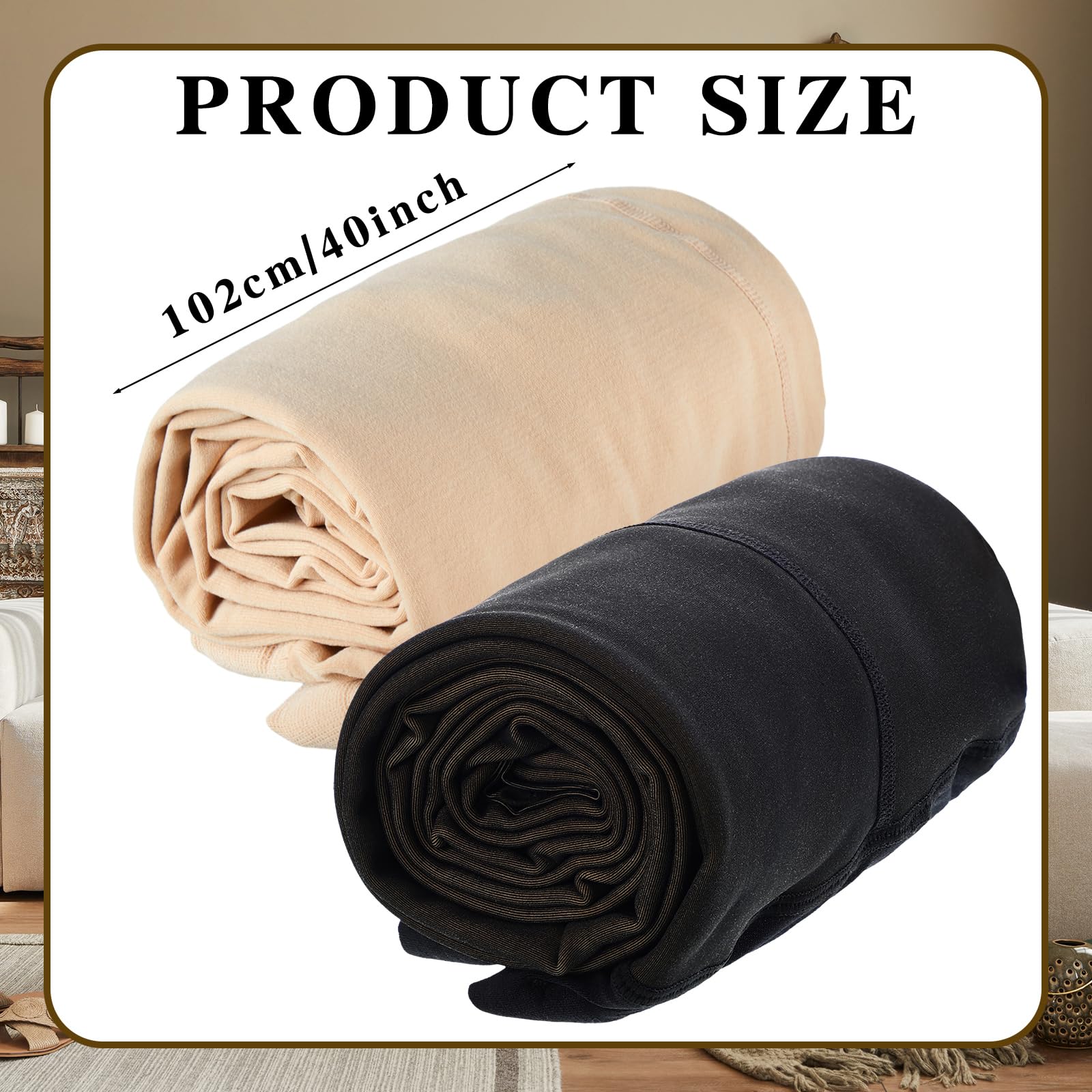 Bonuci 2 Pack Women's Maternity Pantyhose - Fleece Lined Winter Tights for Pregnancy, High Waist Stretchy Warm Tights for Pregnant Women - Perfect for Cold Weather, Office Wear & Everyday Comfort